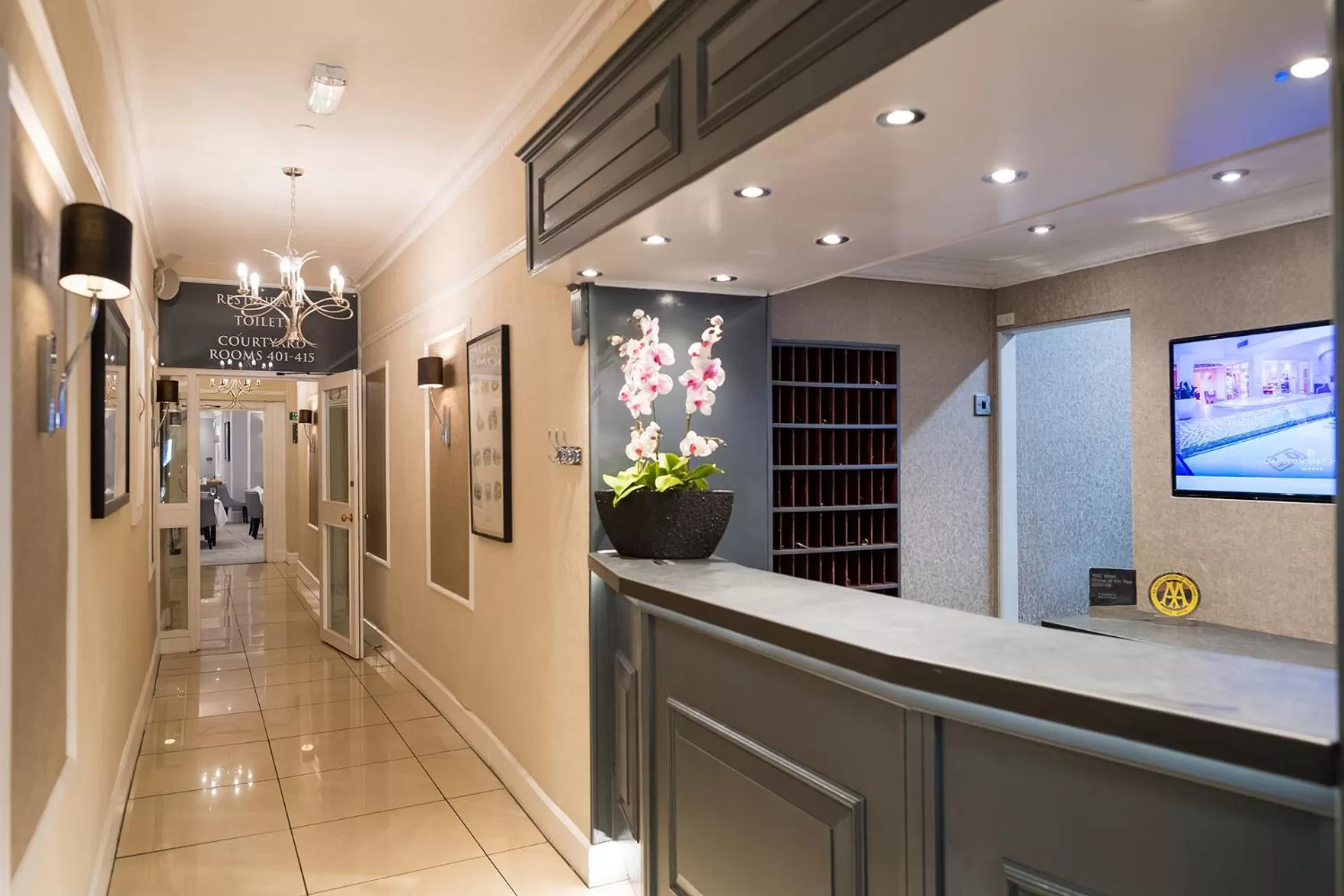 Lobby or reception in The Royal & Fortescue Hotel