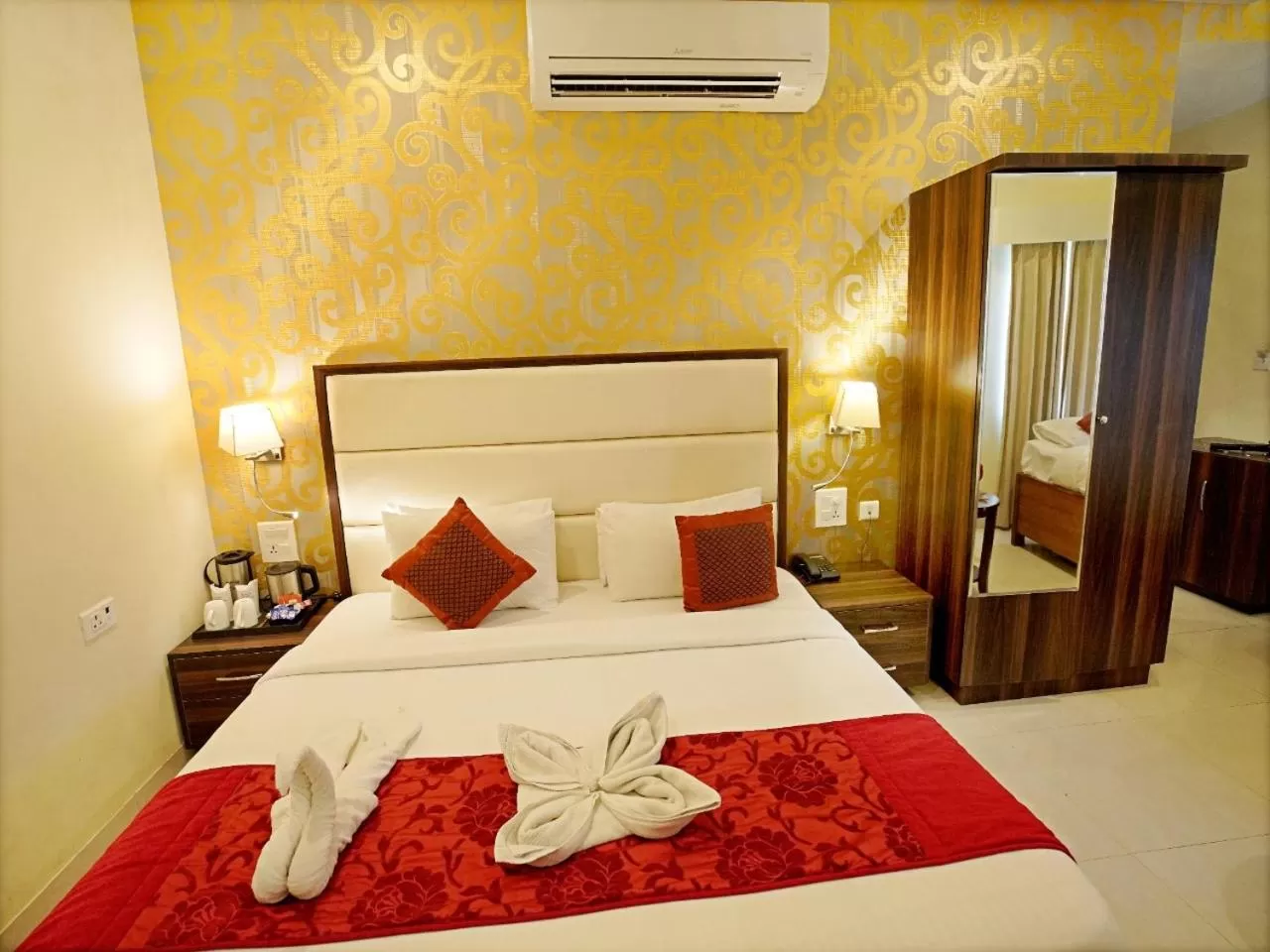 Bed in Indira Nikunj Rubystone Exotic