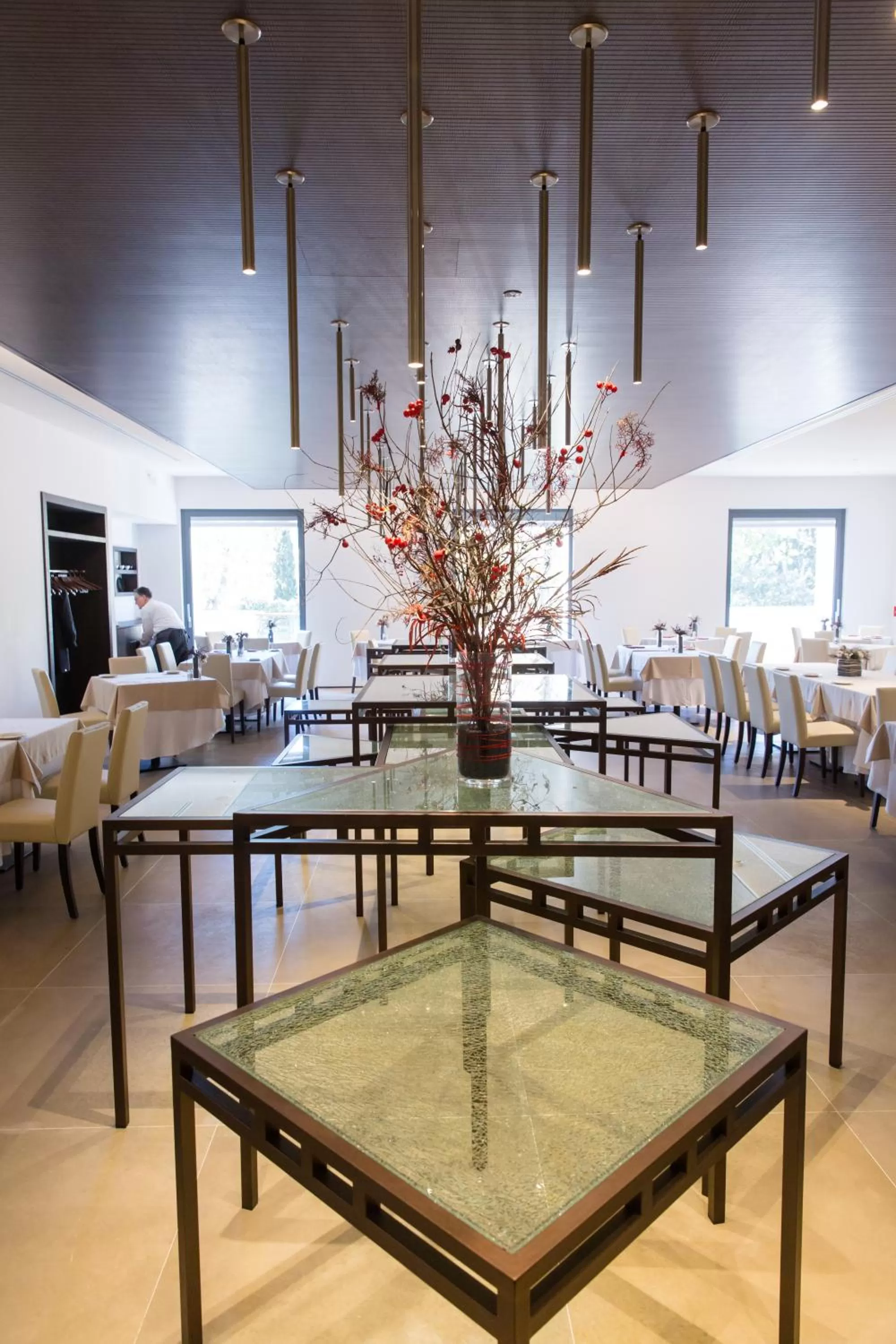 Dining area in Domotel Kastri