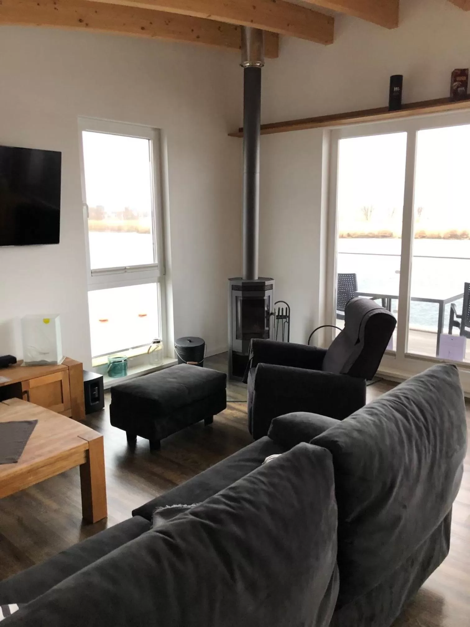 Living room in Schwimmende Häuser im BALTIC SEA RESORT