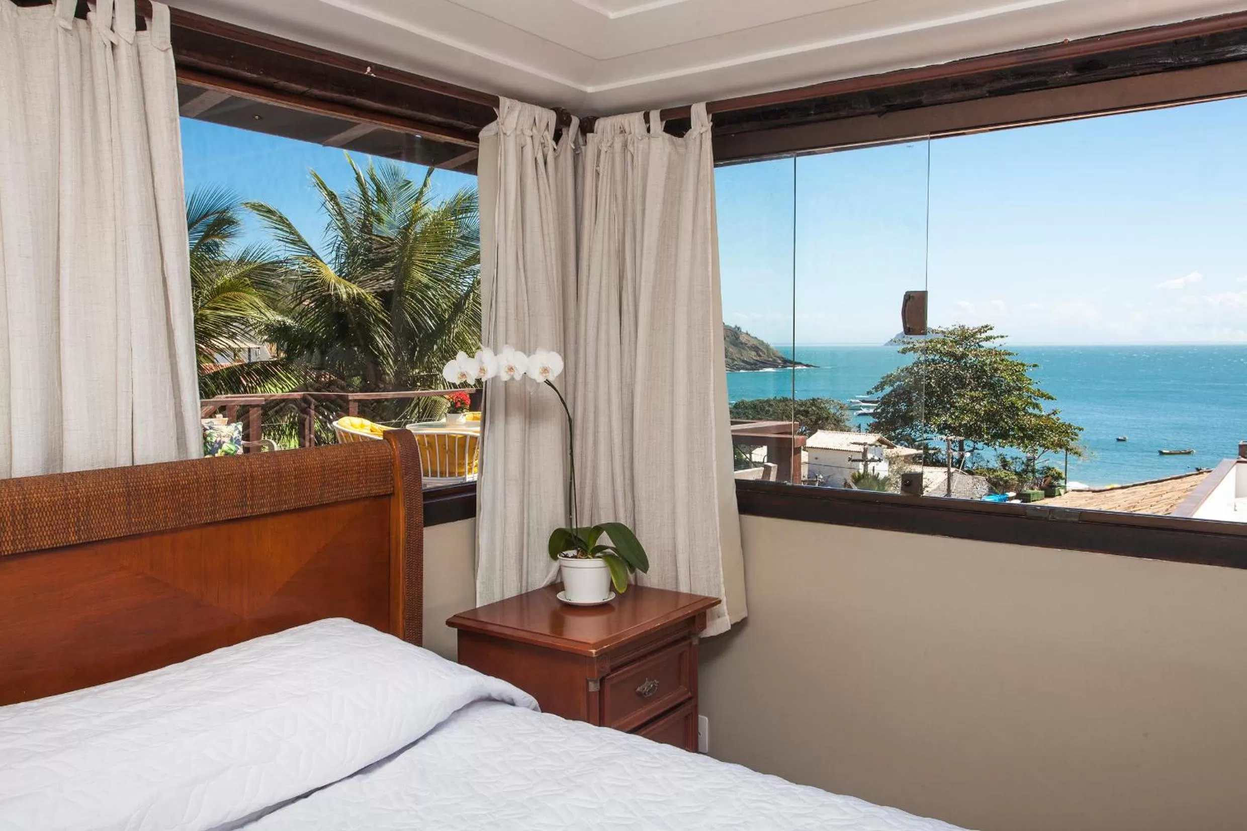 Sea view, Bed in Pousada Praia João Fernandes