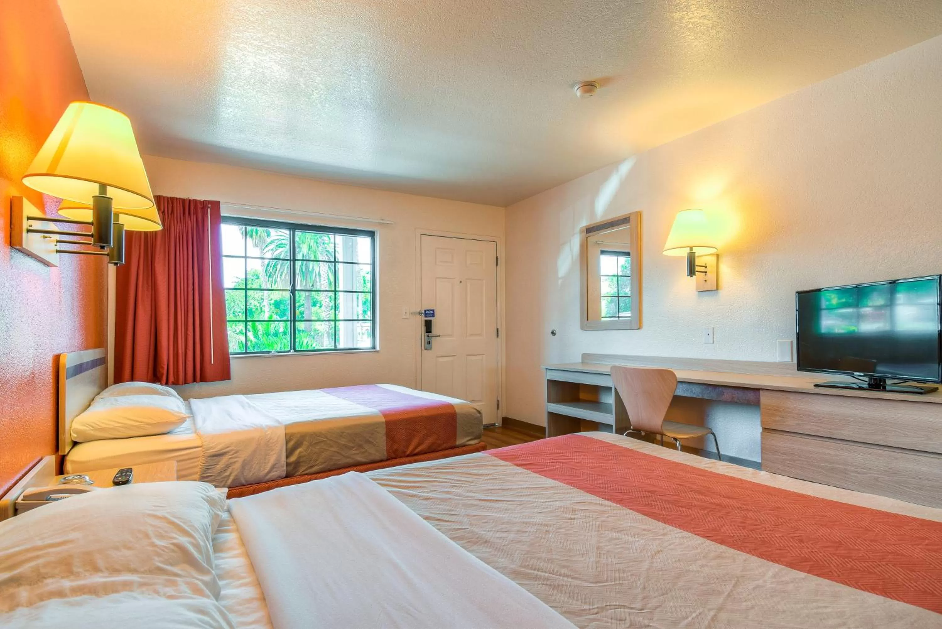 Bed in Motel 6-Pomona, CA - Los Angeles