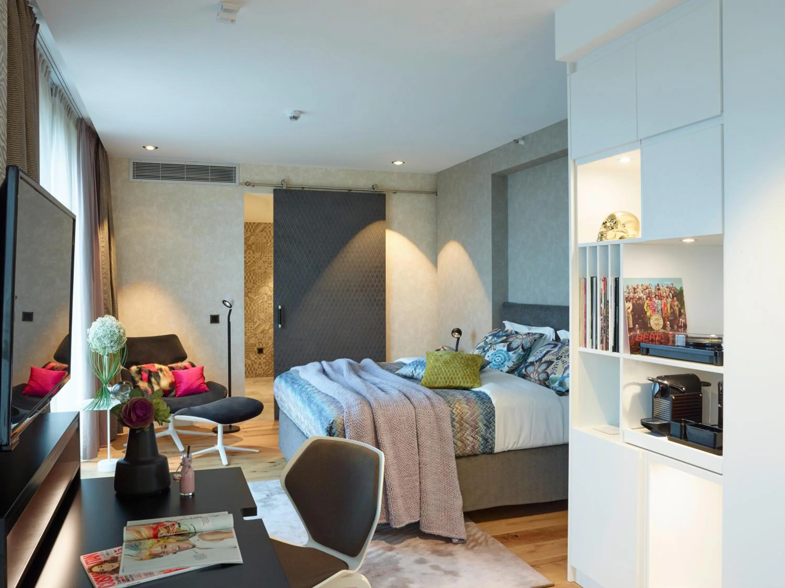 Bed in Radisson Blu Hotel Köln