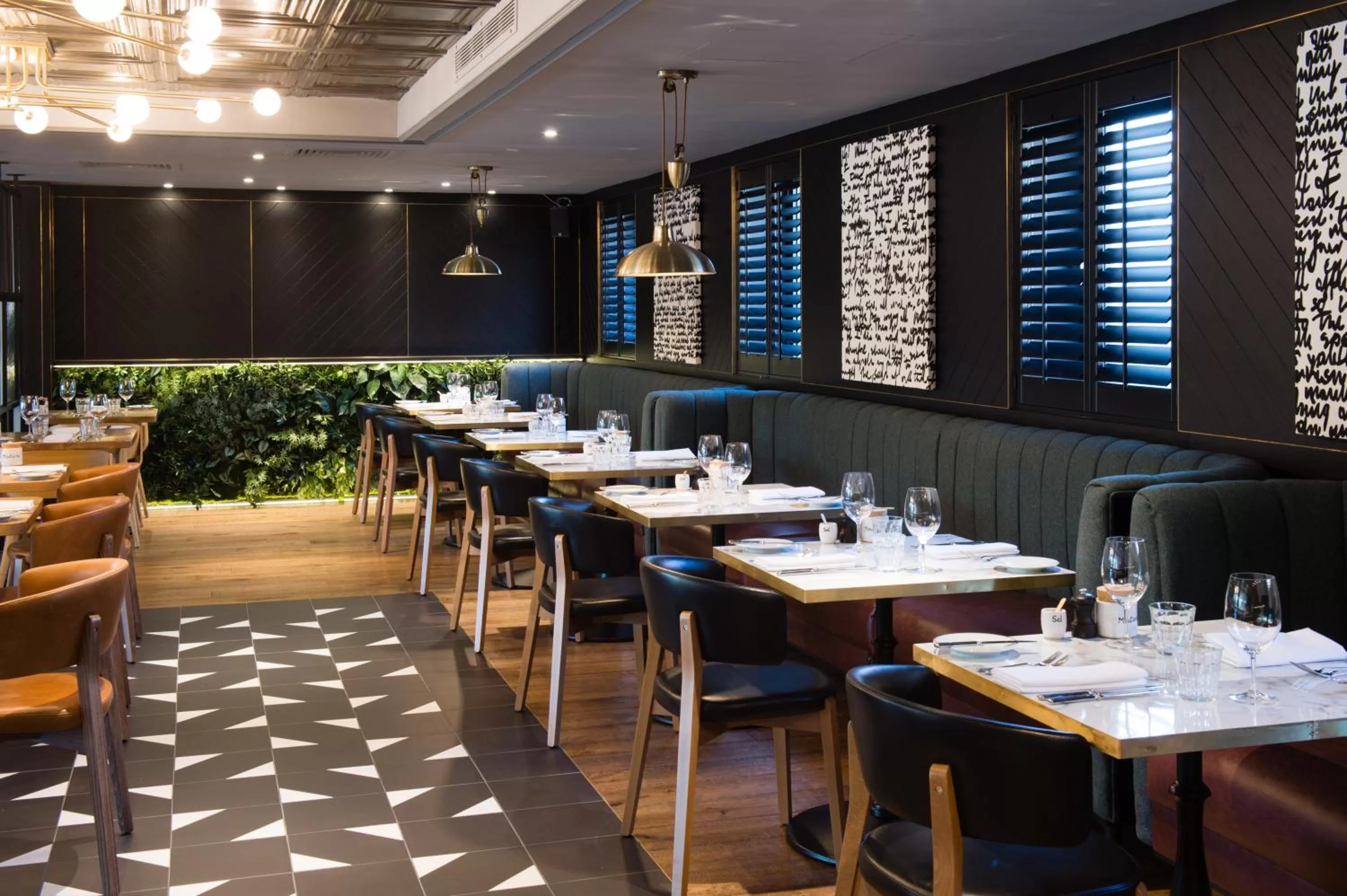 Restaurant/places to eat in Hotel Du Vin Stratford