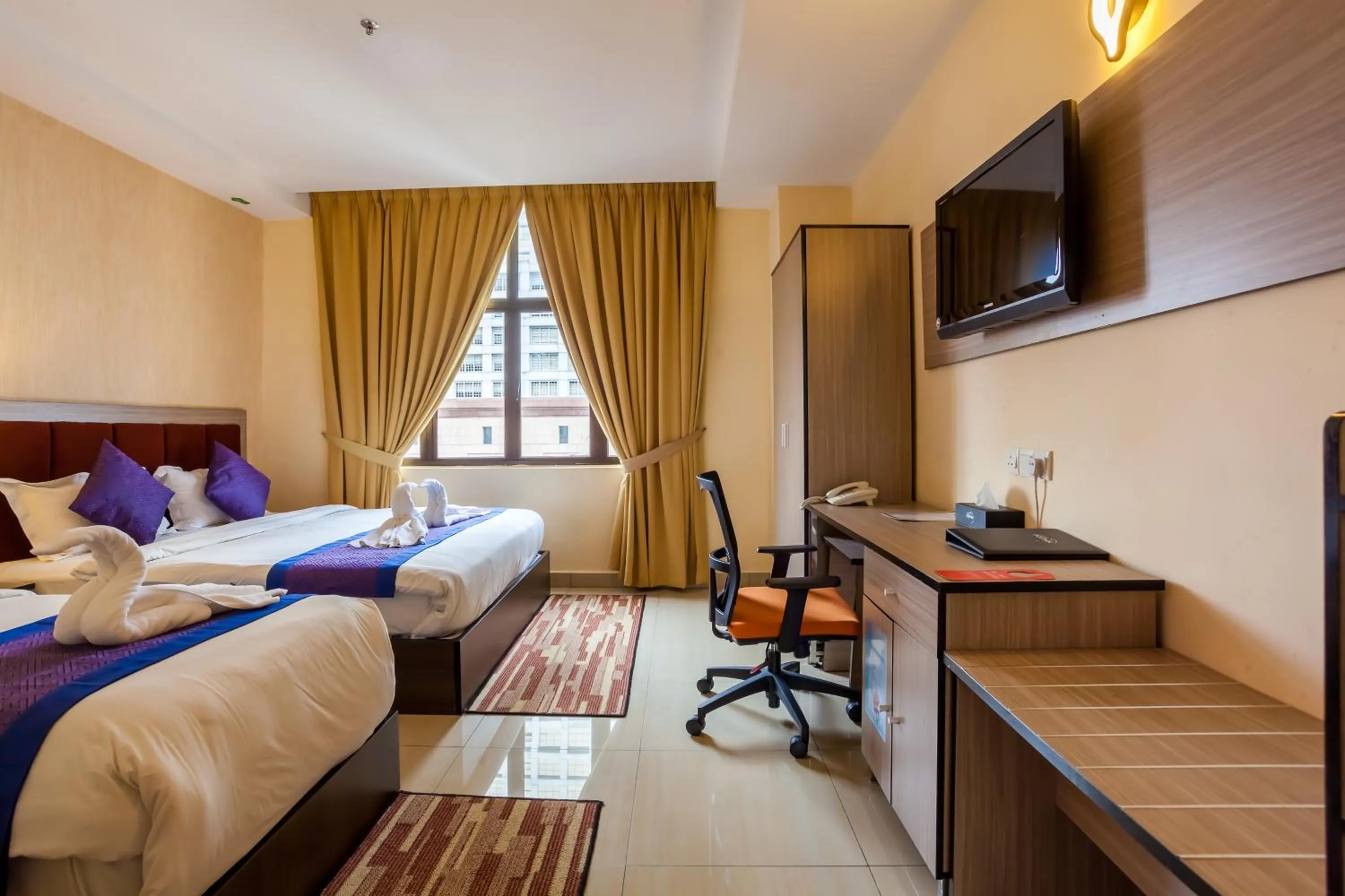 Bedroom in Dolphin Hotel, Chow Kit Kuala Lumpur