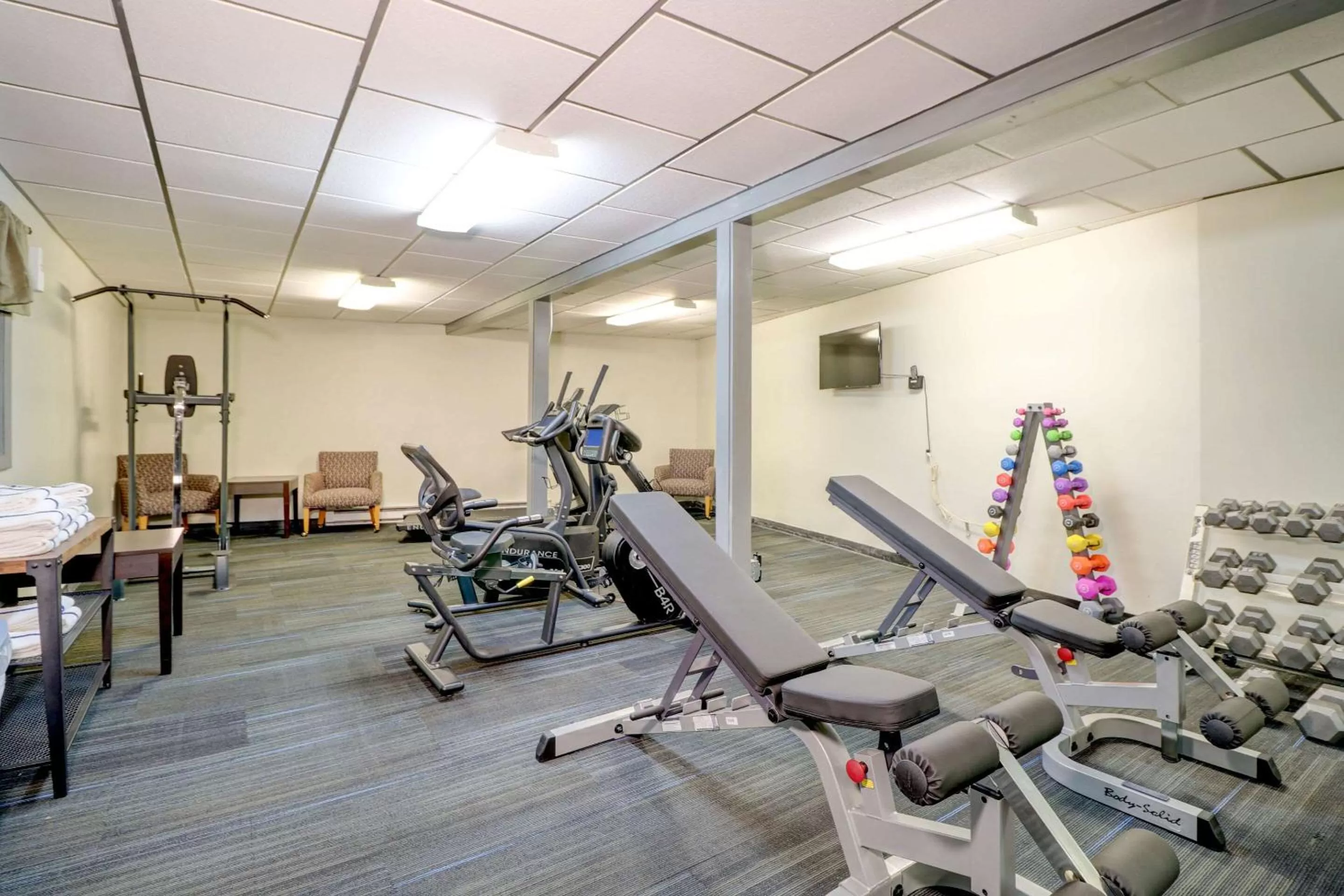 Fitness centre/facilities in Quality Inn & Suites Lincoln I-93