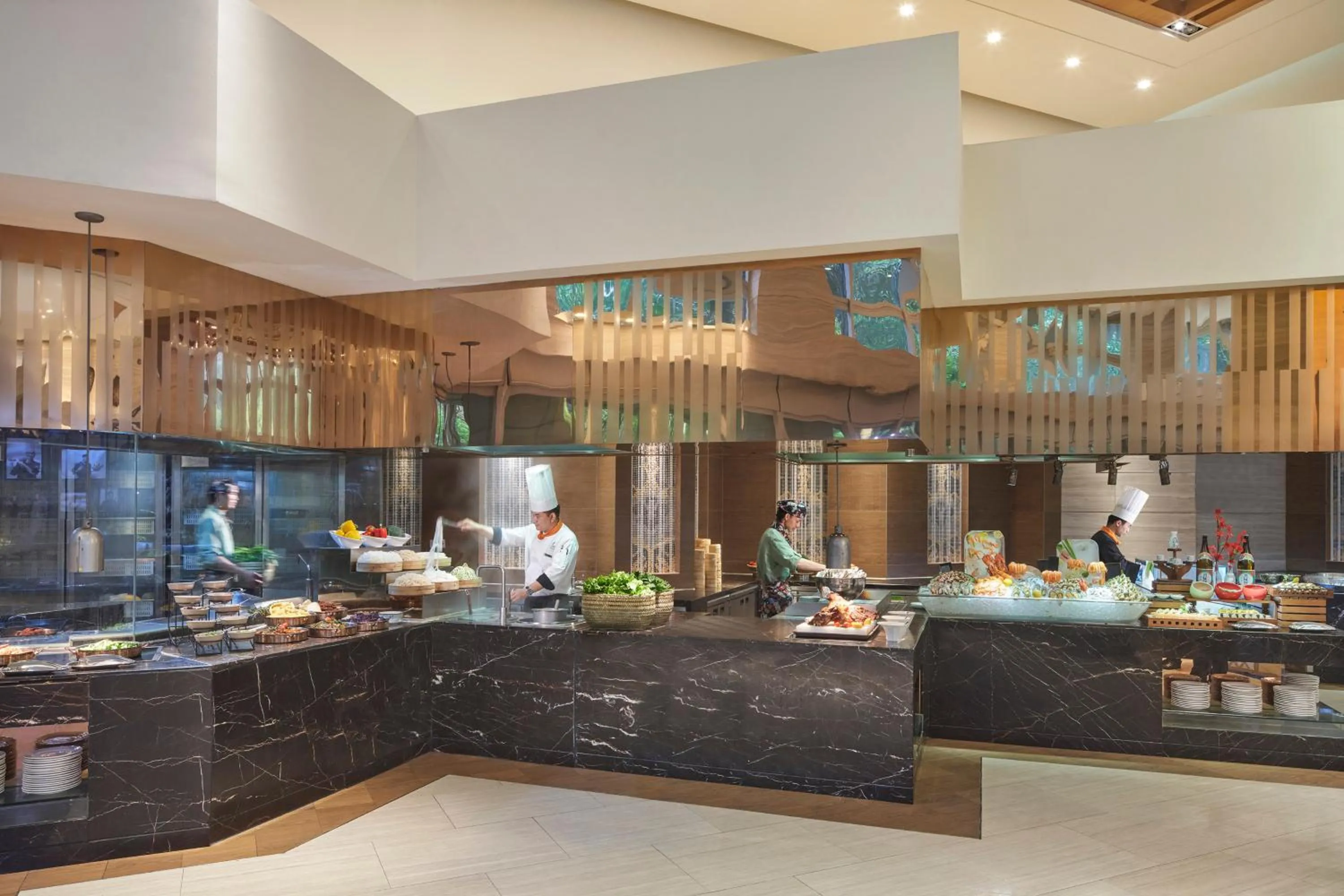 Restaurant/places to eat in Junluxe Hotel Guangzhou Science City