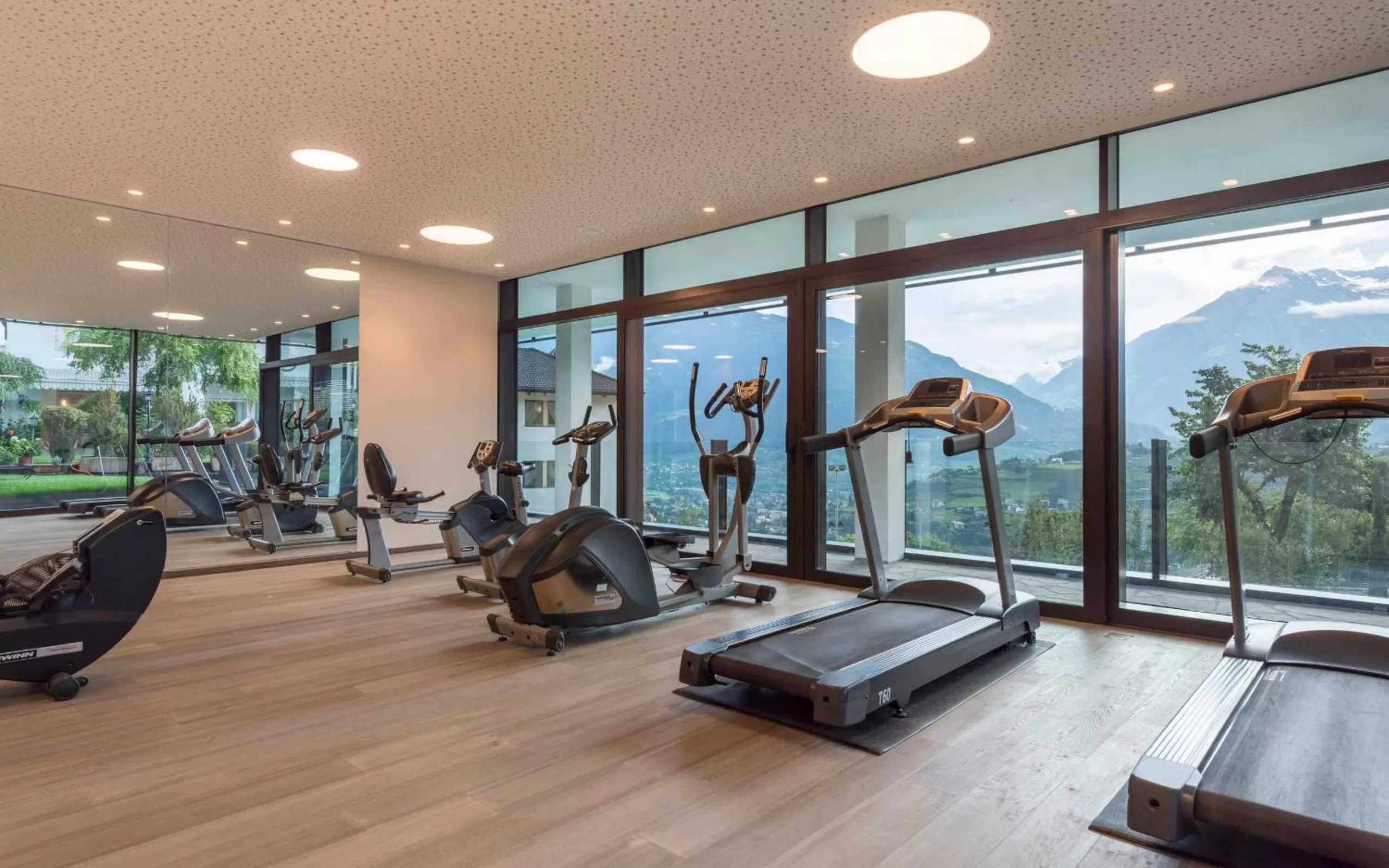 Fitness centre/facilities in Hotel Rosengarten (Schenna Resort)