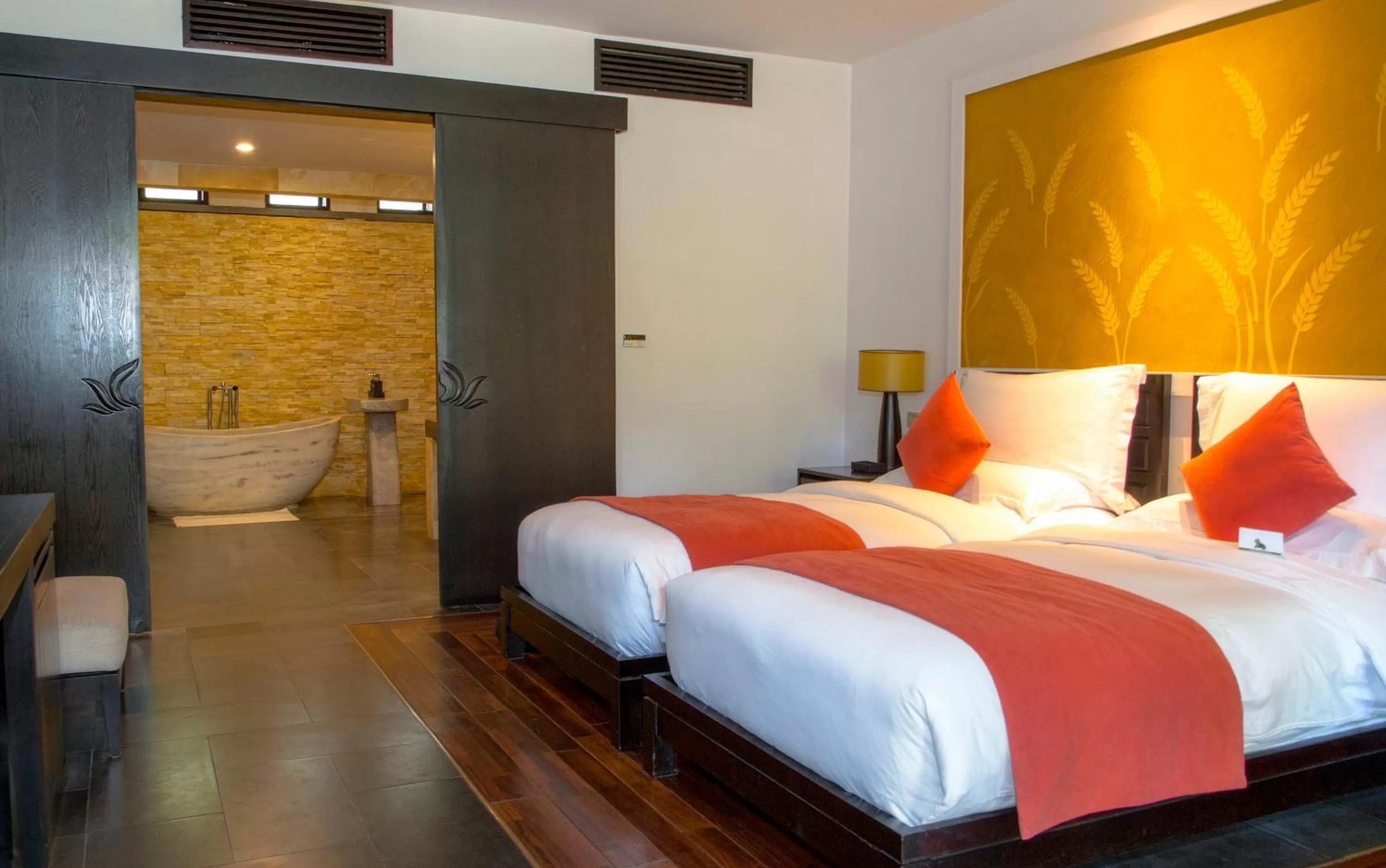 Shower, Bed in Amiana Resort Nha Trang