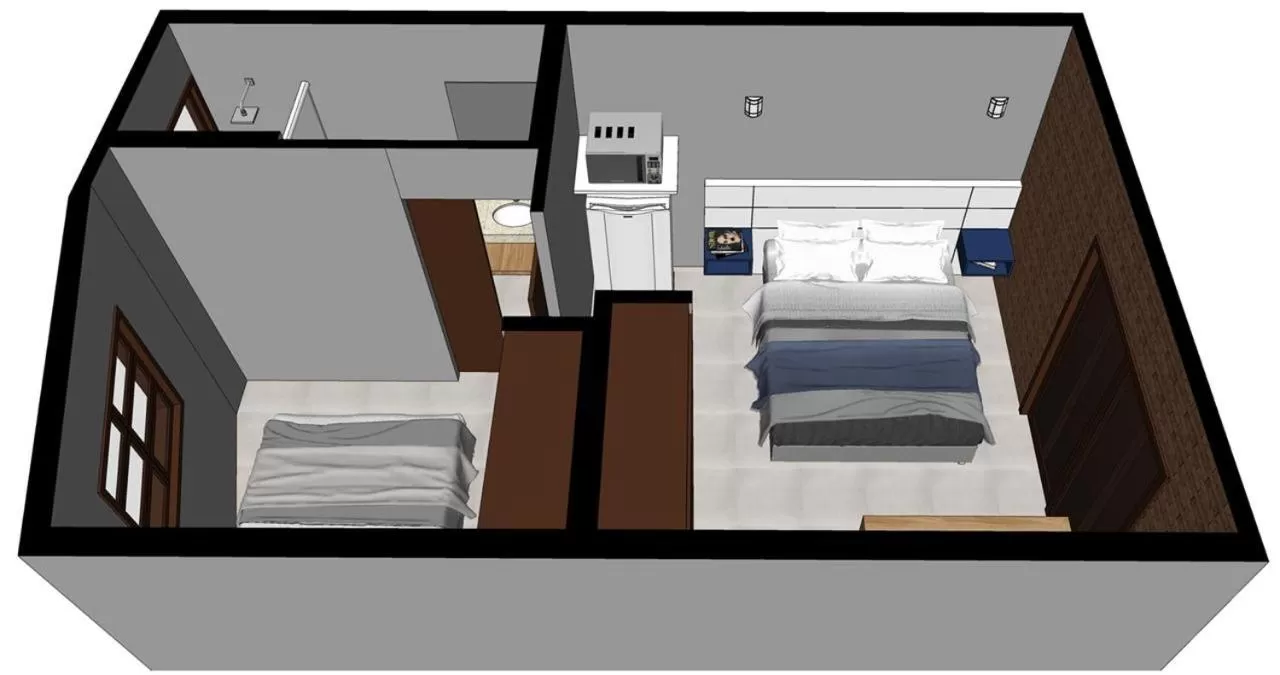Floor Plan in Beach House Floripa - Sunset