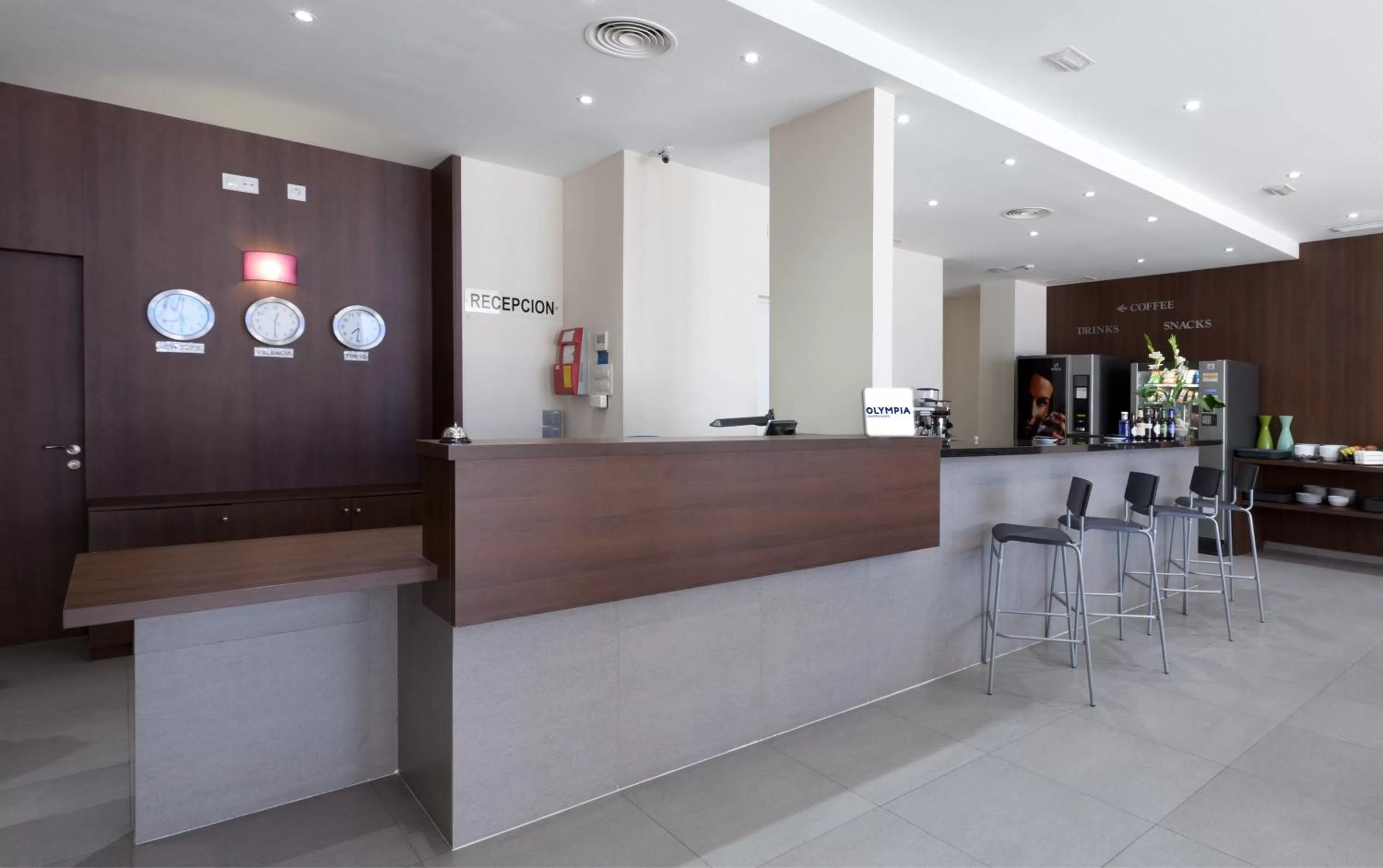 Lobby or reception in Hotel Olympia Universidades