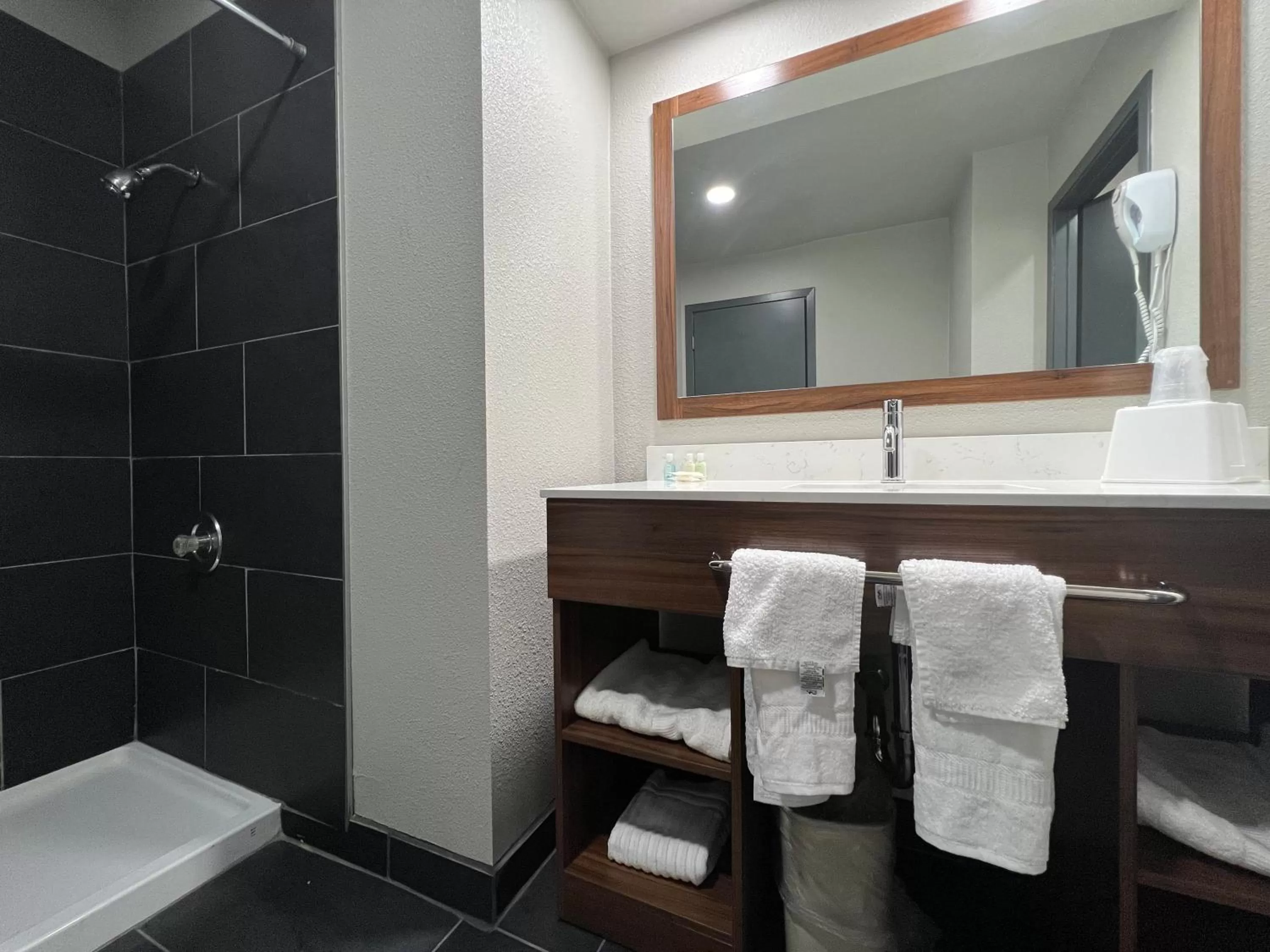 Bathroom in Quality Inn Portland Airport PDX