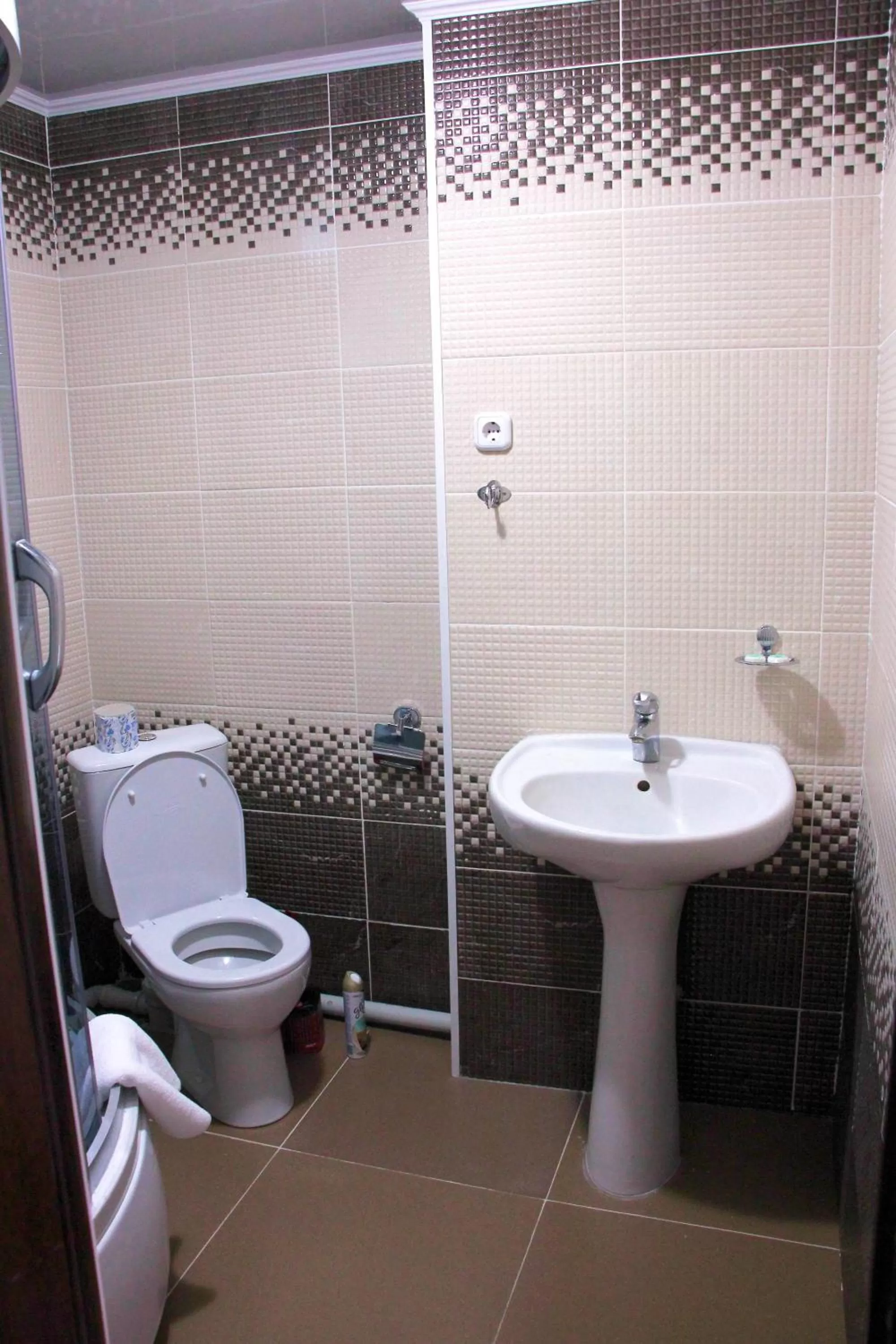 Bathroom in Zhaylau Hotel