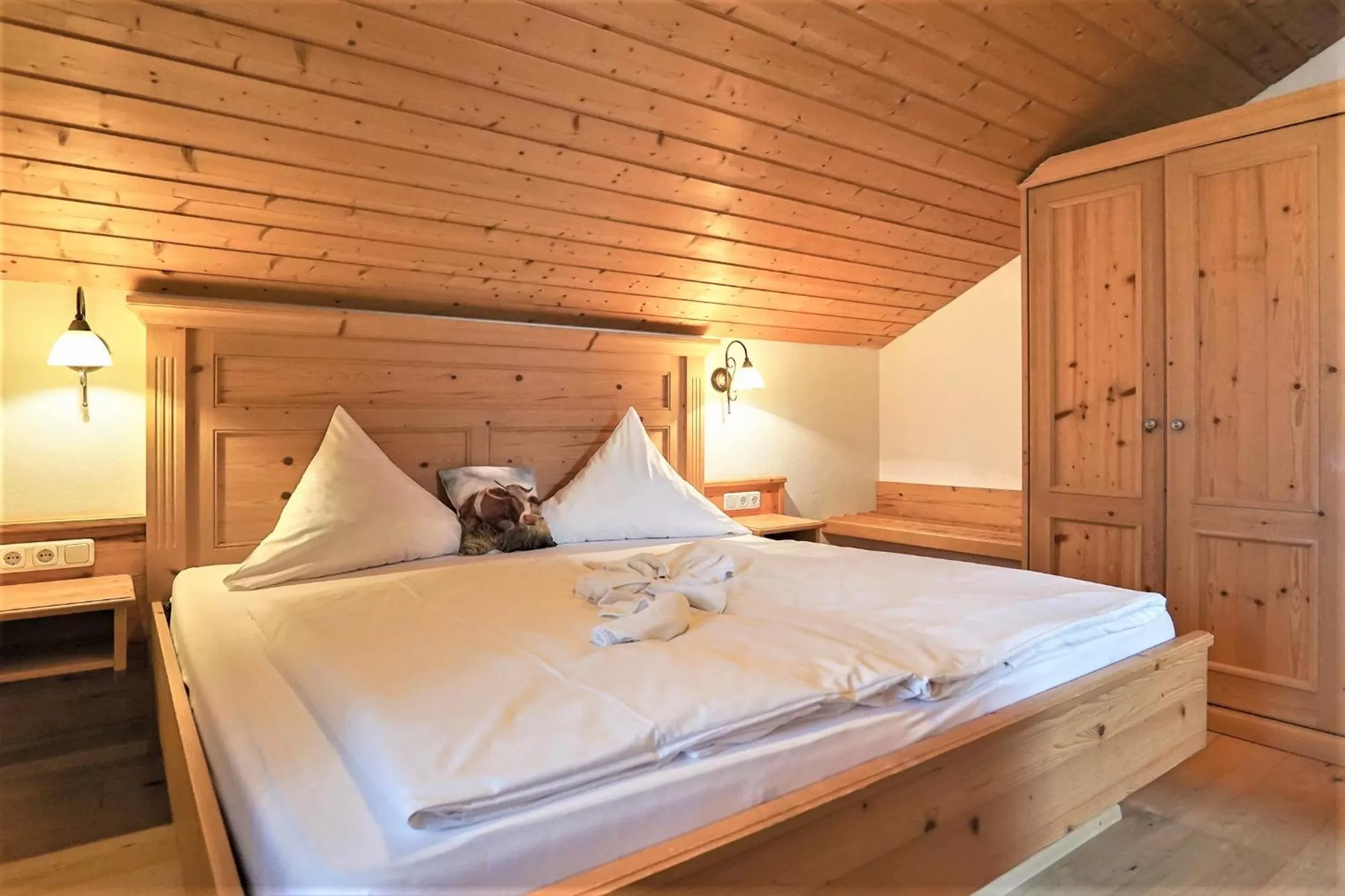 Bedroom, Bed in Ferienhaus und Landhaus Berger