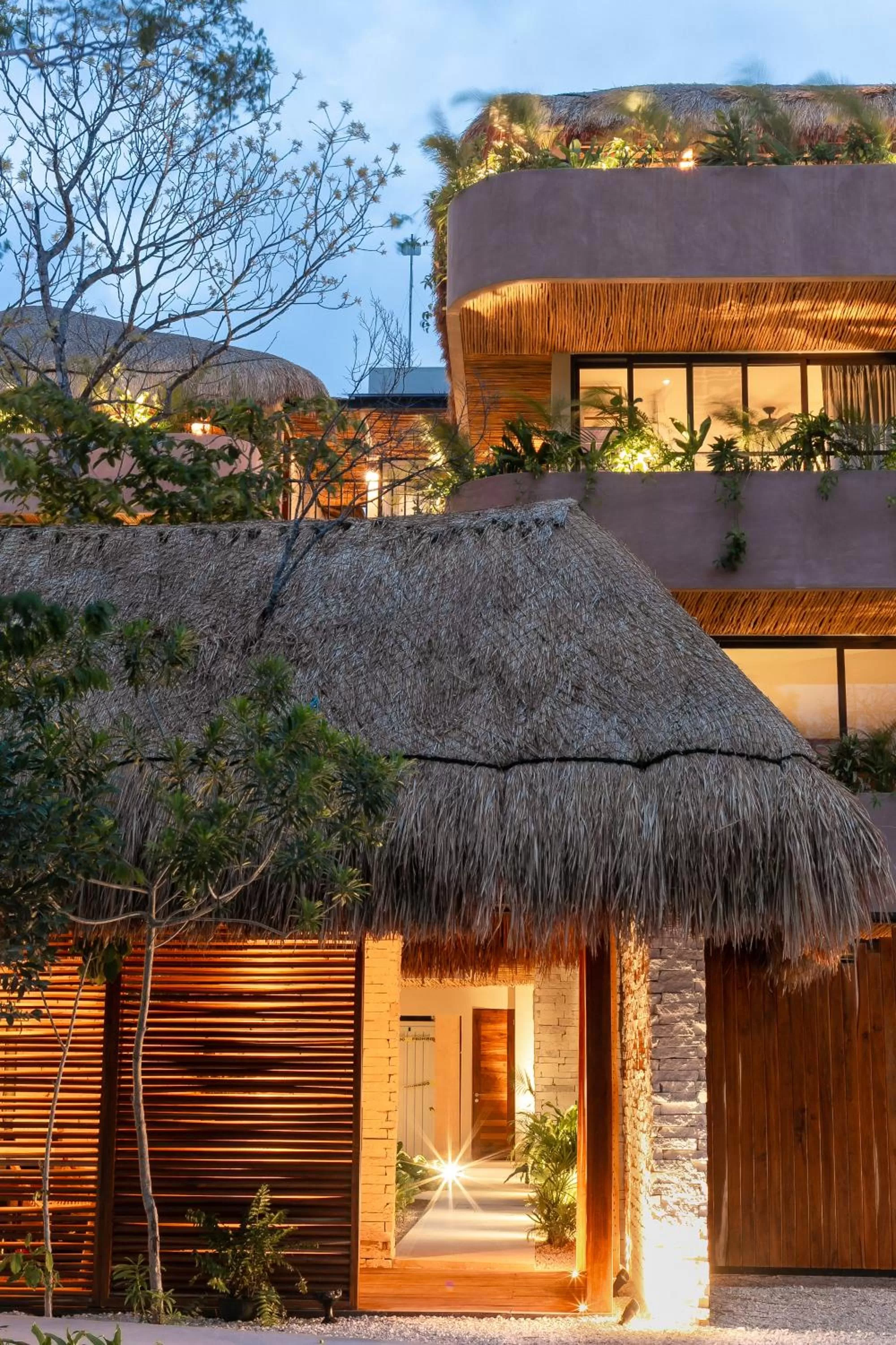 Facade/entrance in Zereno Tulum Beach Club Access