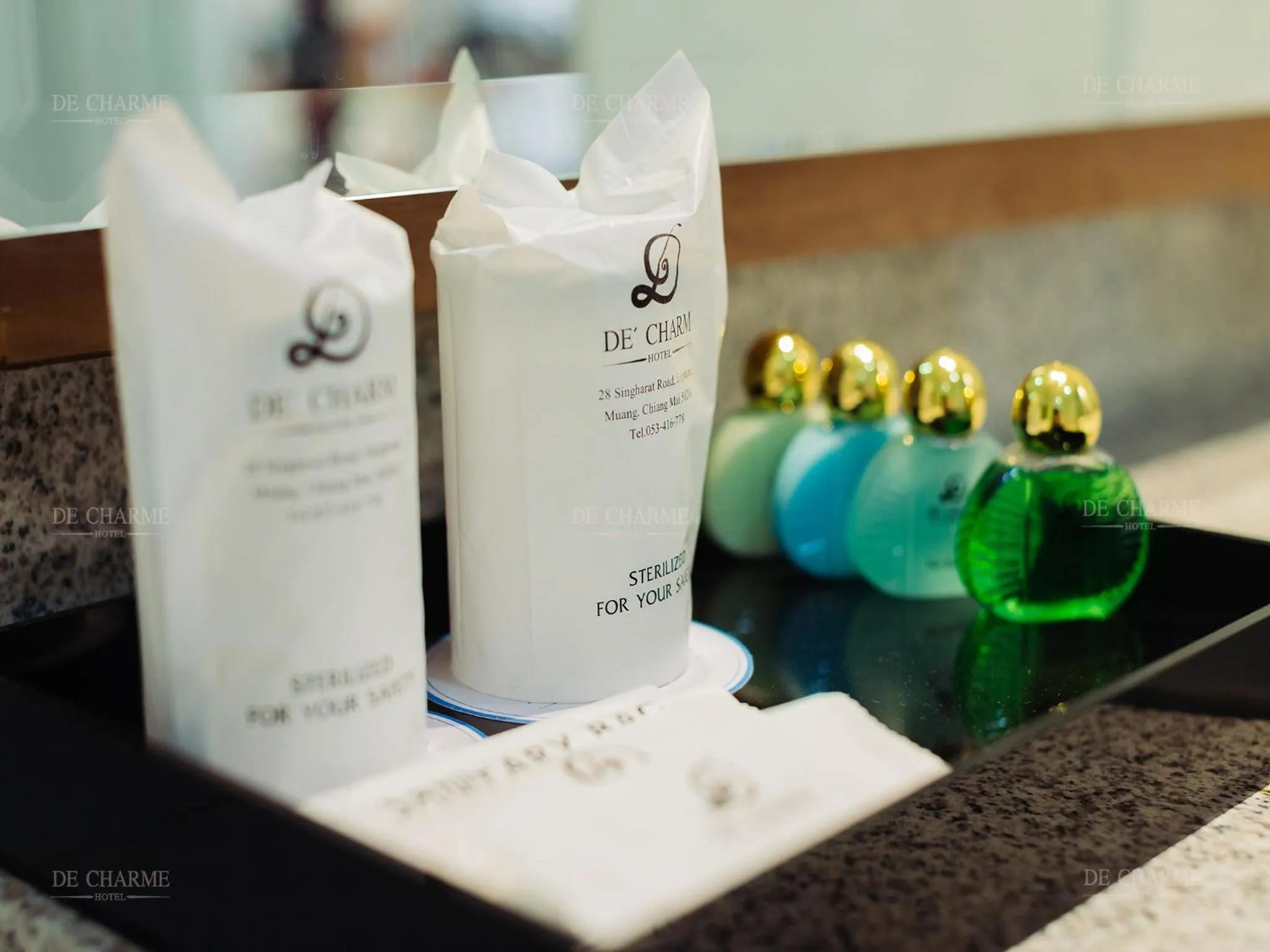 Bathroom in Decharme Hotel