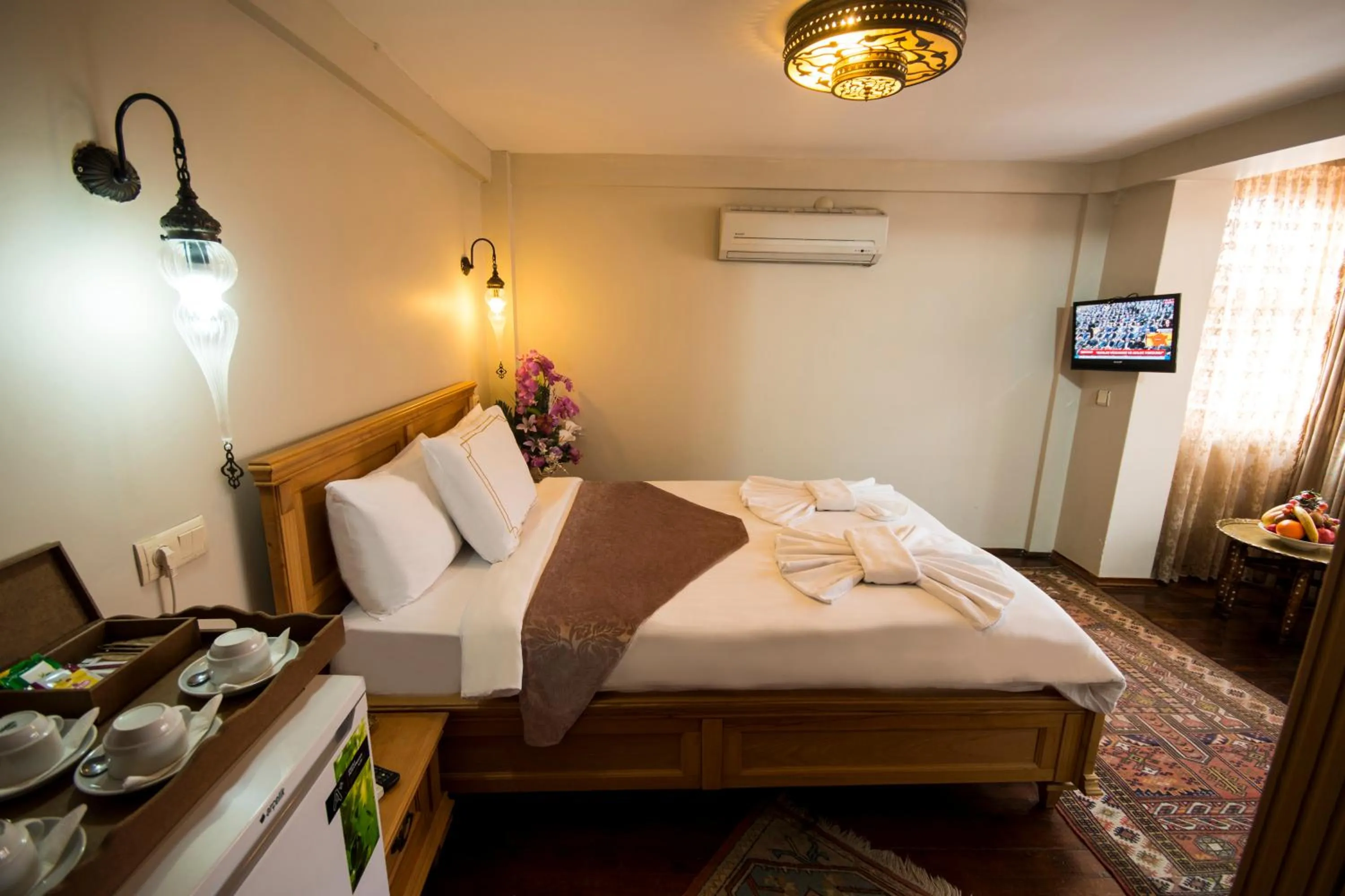 Bed in Sultan Corner Hotel