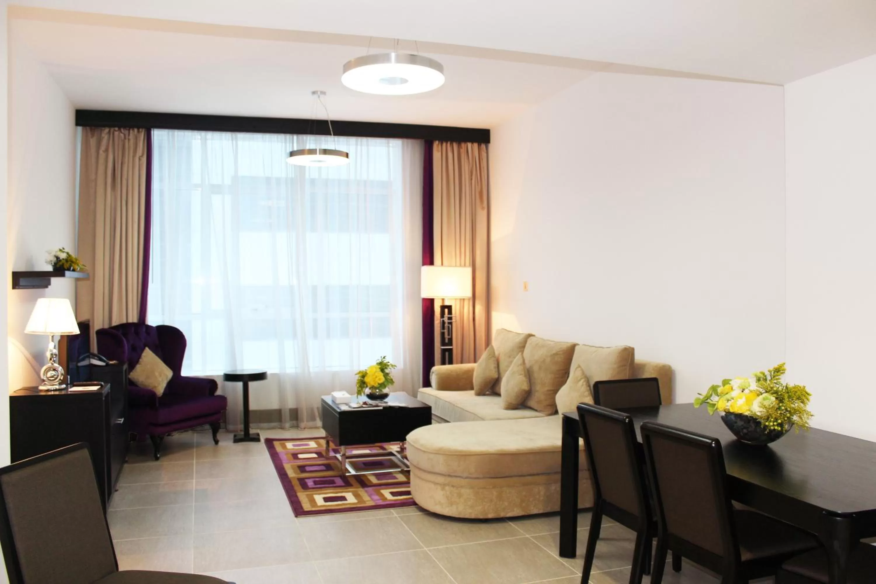 Living room in Al Diar Sawa Hotel Apartments