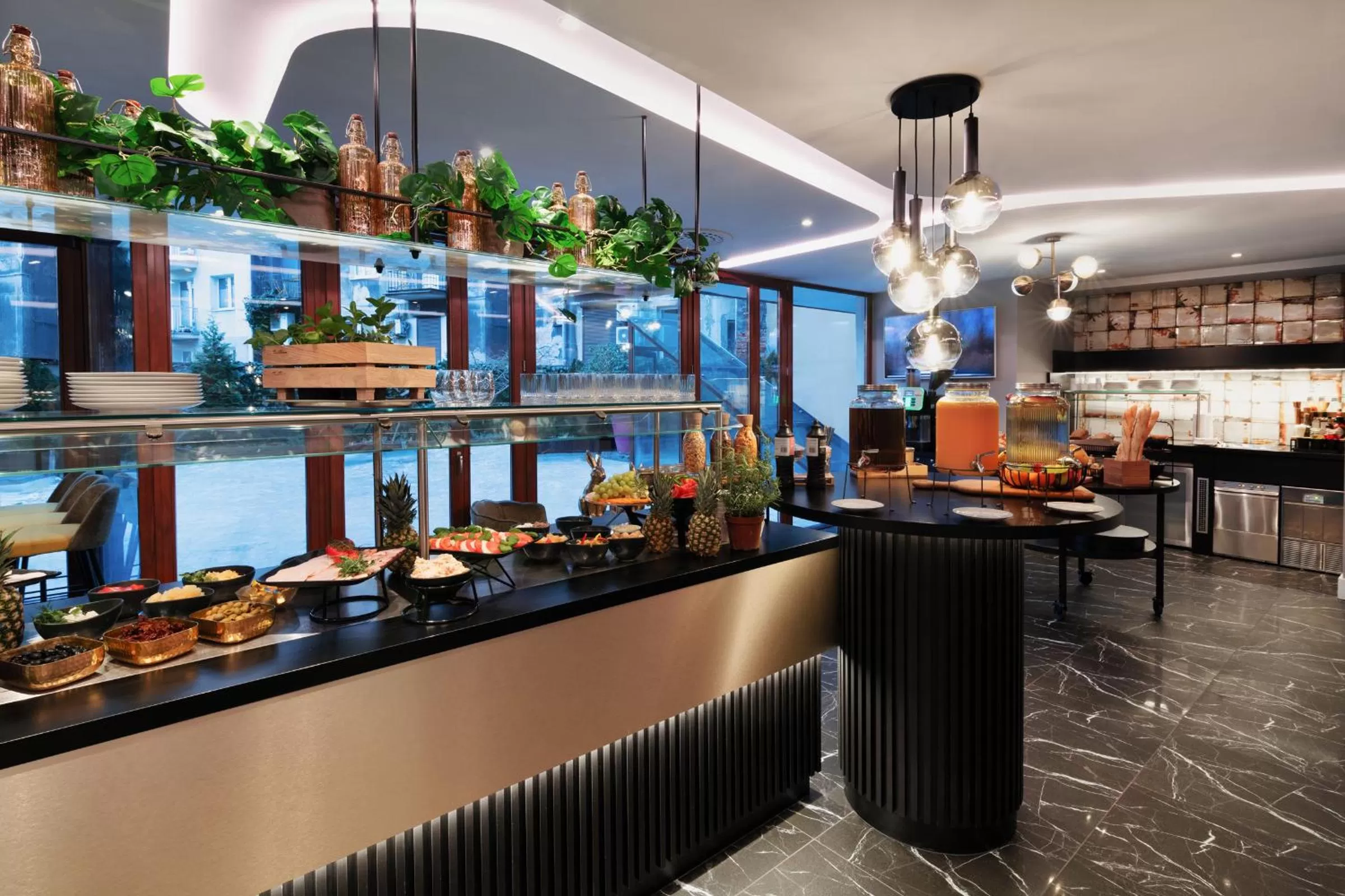 Buffet breakfast in Leonardo Boutique Hotel Krakow City Center