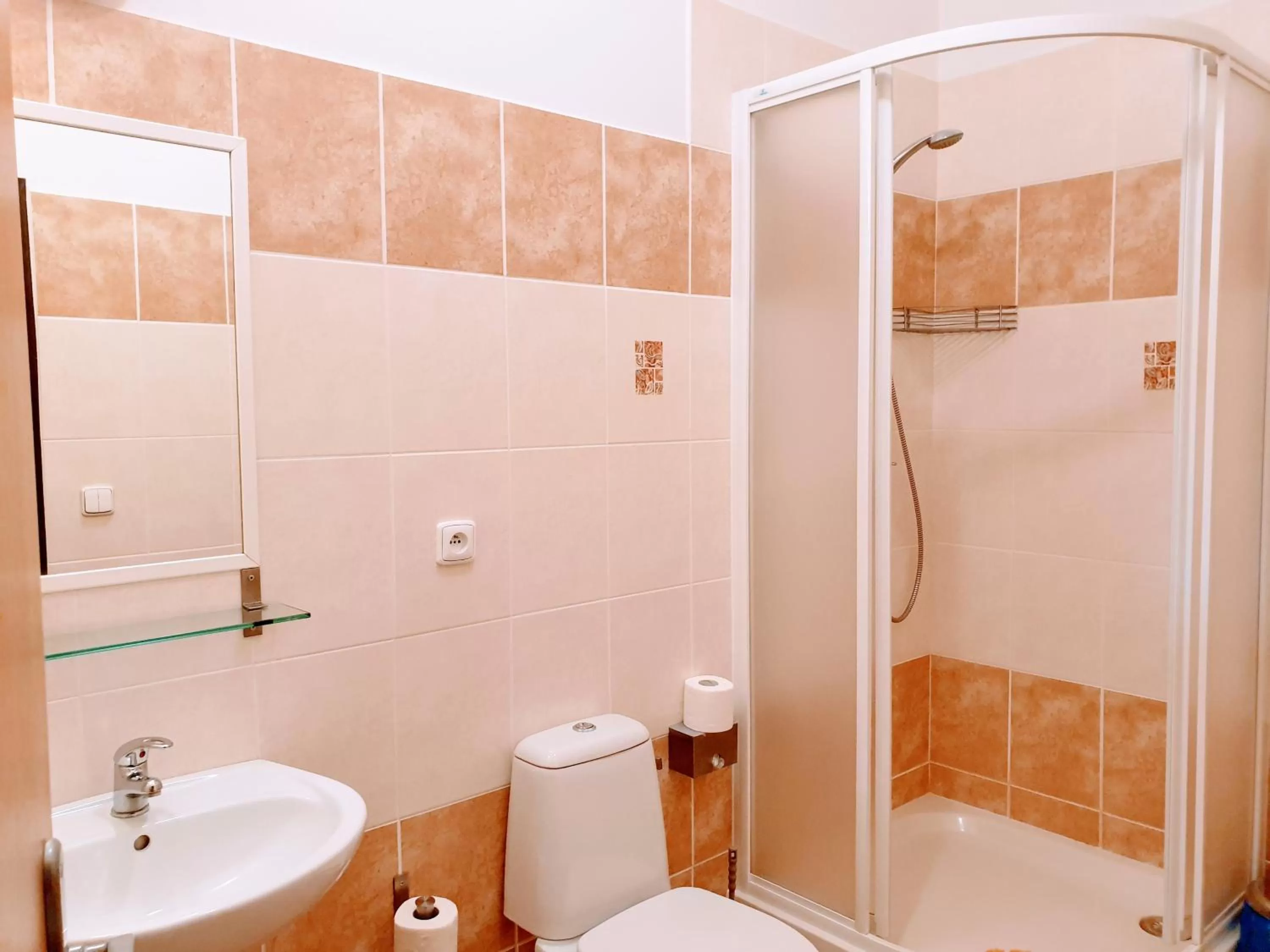 Shower in Penzion Lumis