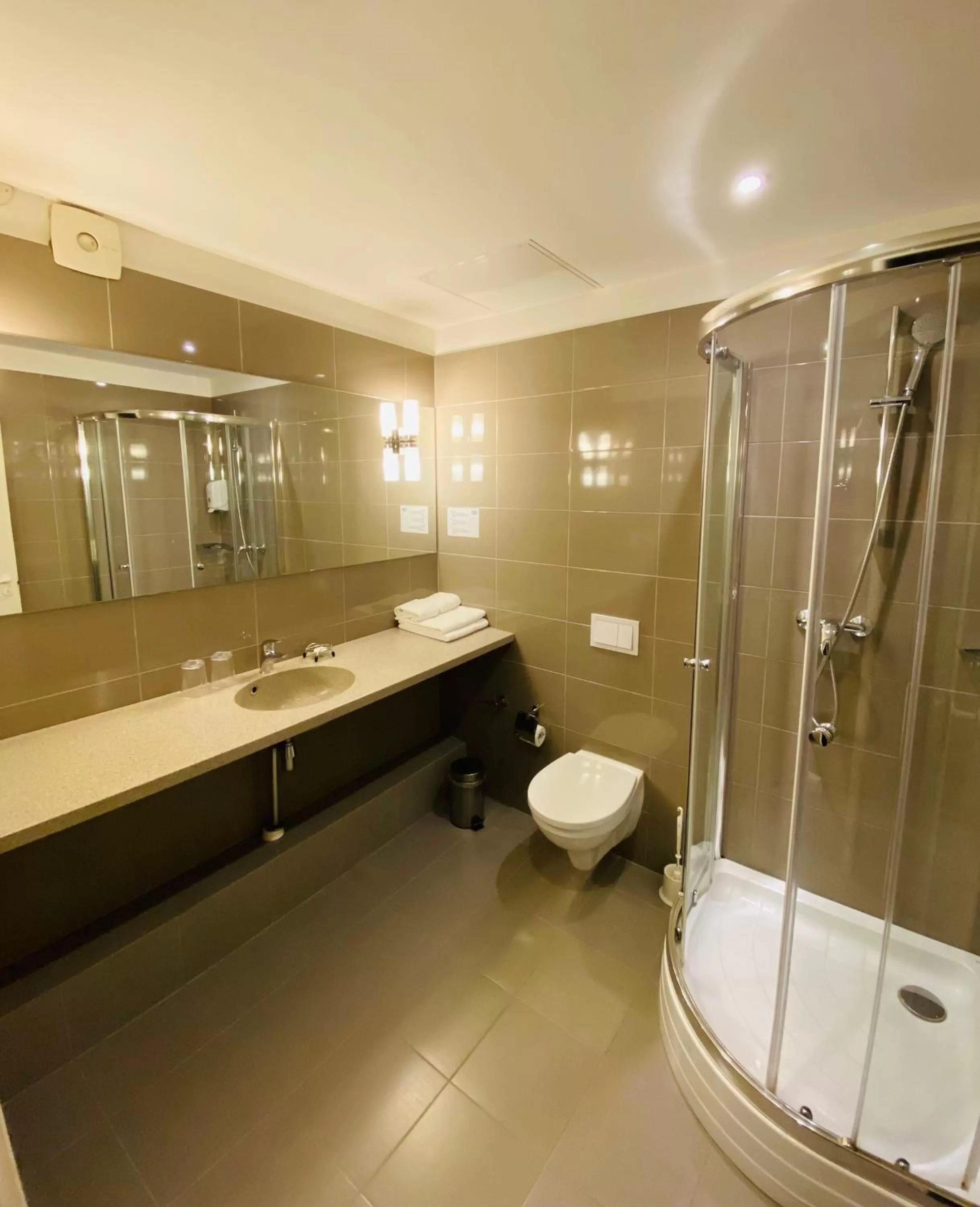 Bathroom in Olympus Hotel