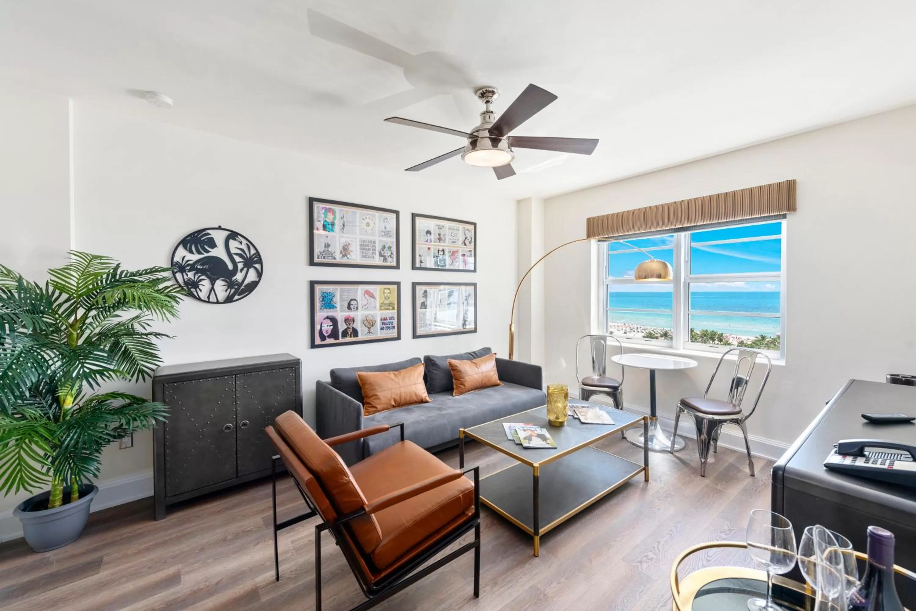 Living room in National Hotel, An Adult Only Oceanfront Resort