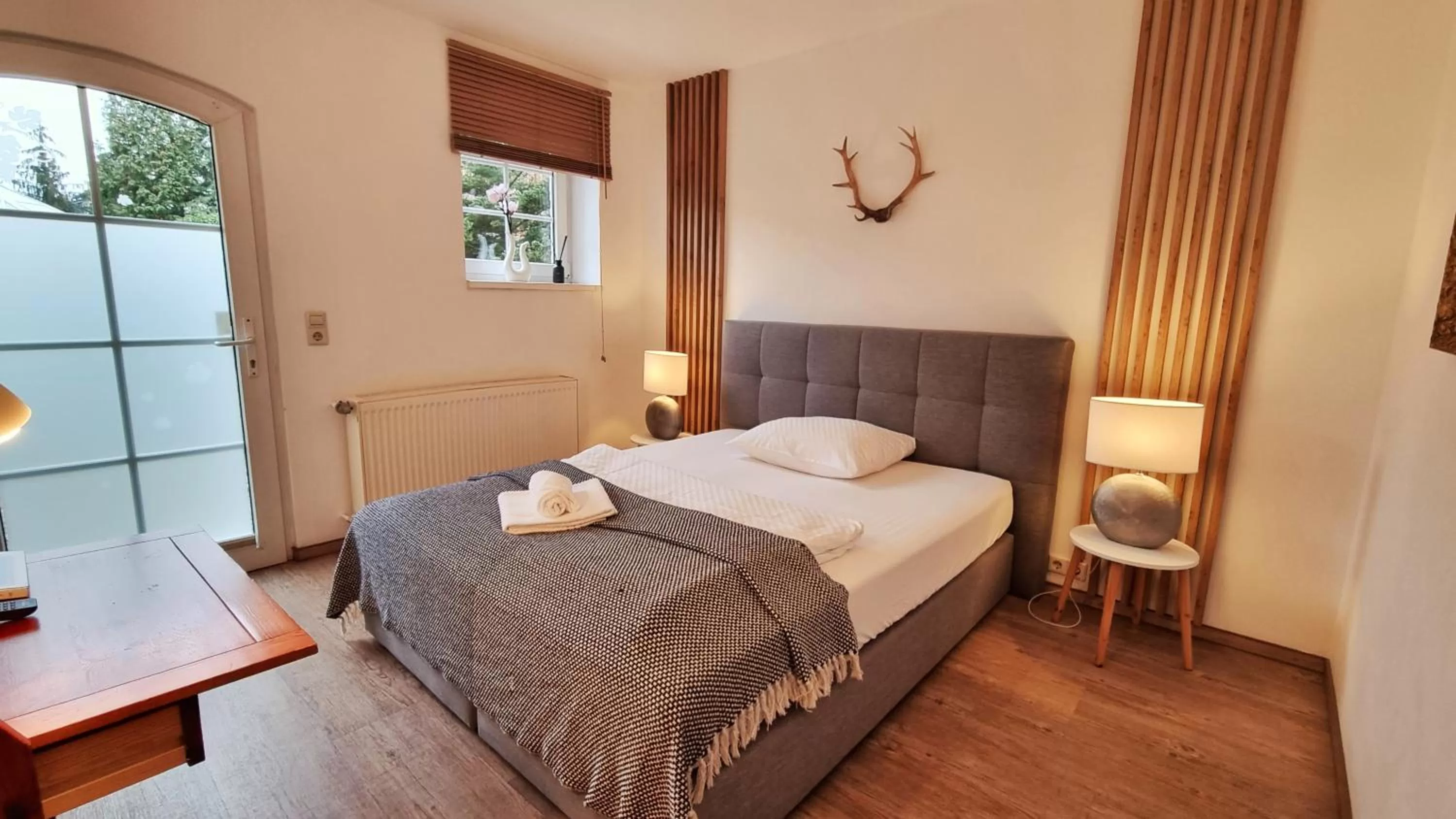 Living room, Bed in Landhaus Kyritz