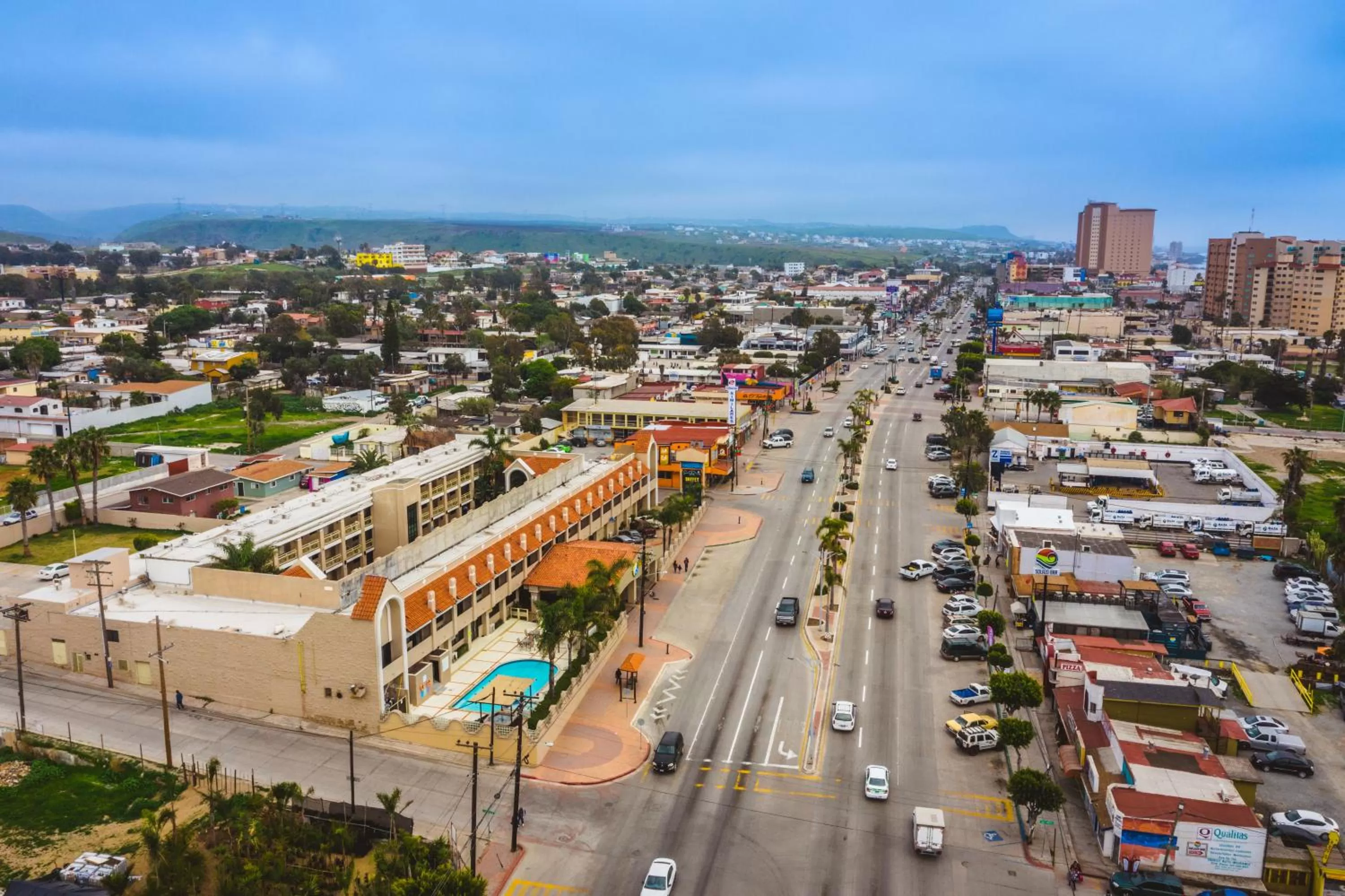 Bird's eye view in Del Mar Inn Rosarito