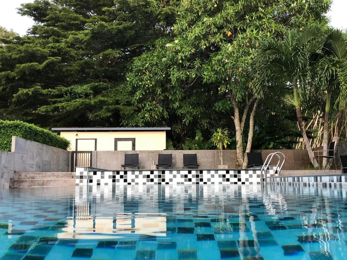 Swimming pool in The Rubber Hotel Phuket