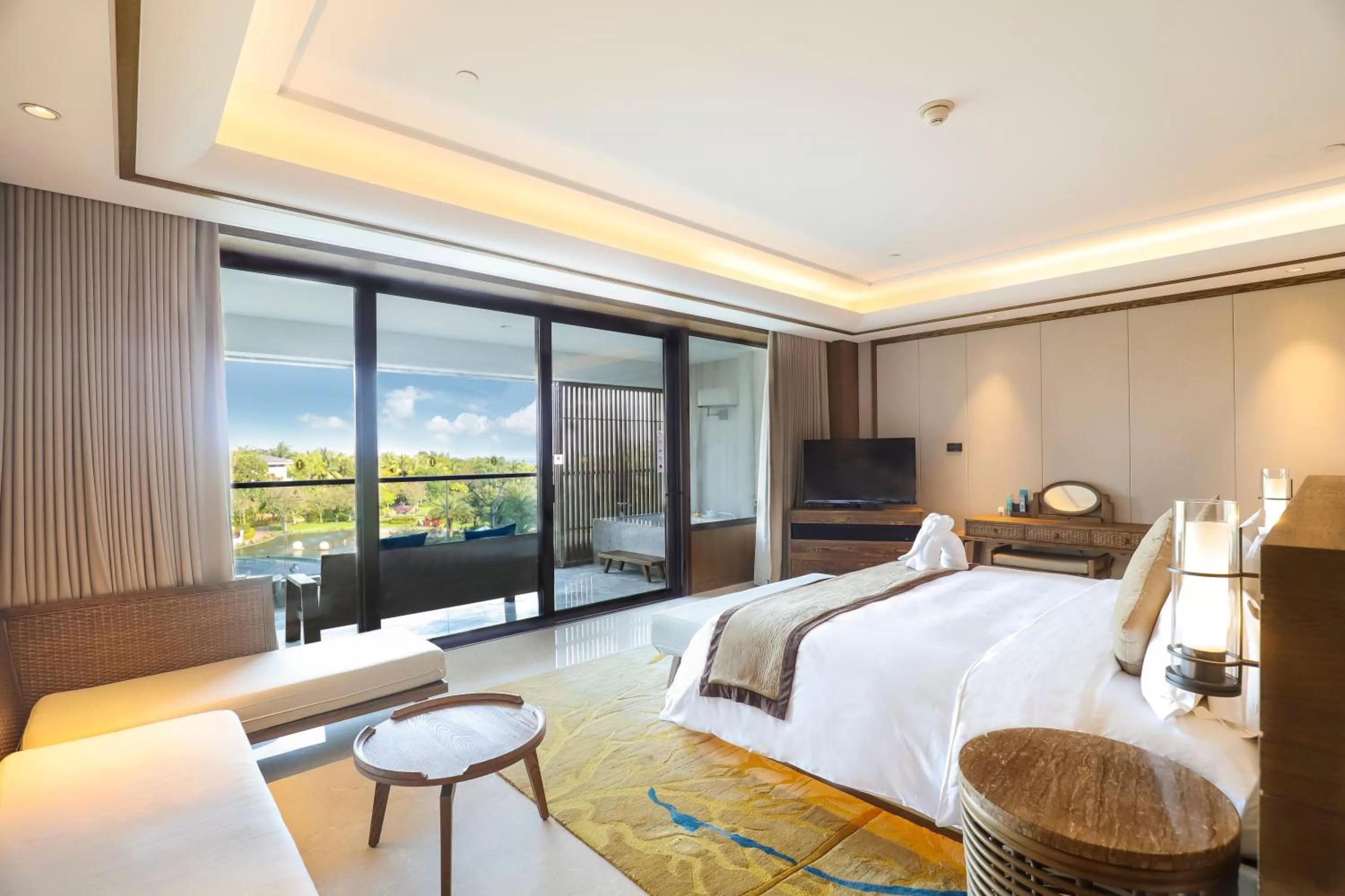 Photo of the whole room, Bed in InterContinental Sanya Haitang Bay Resort by IHG