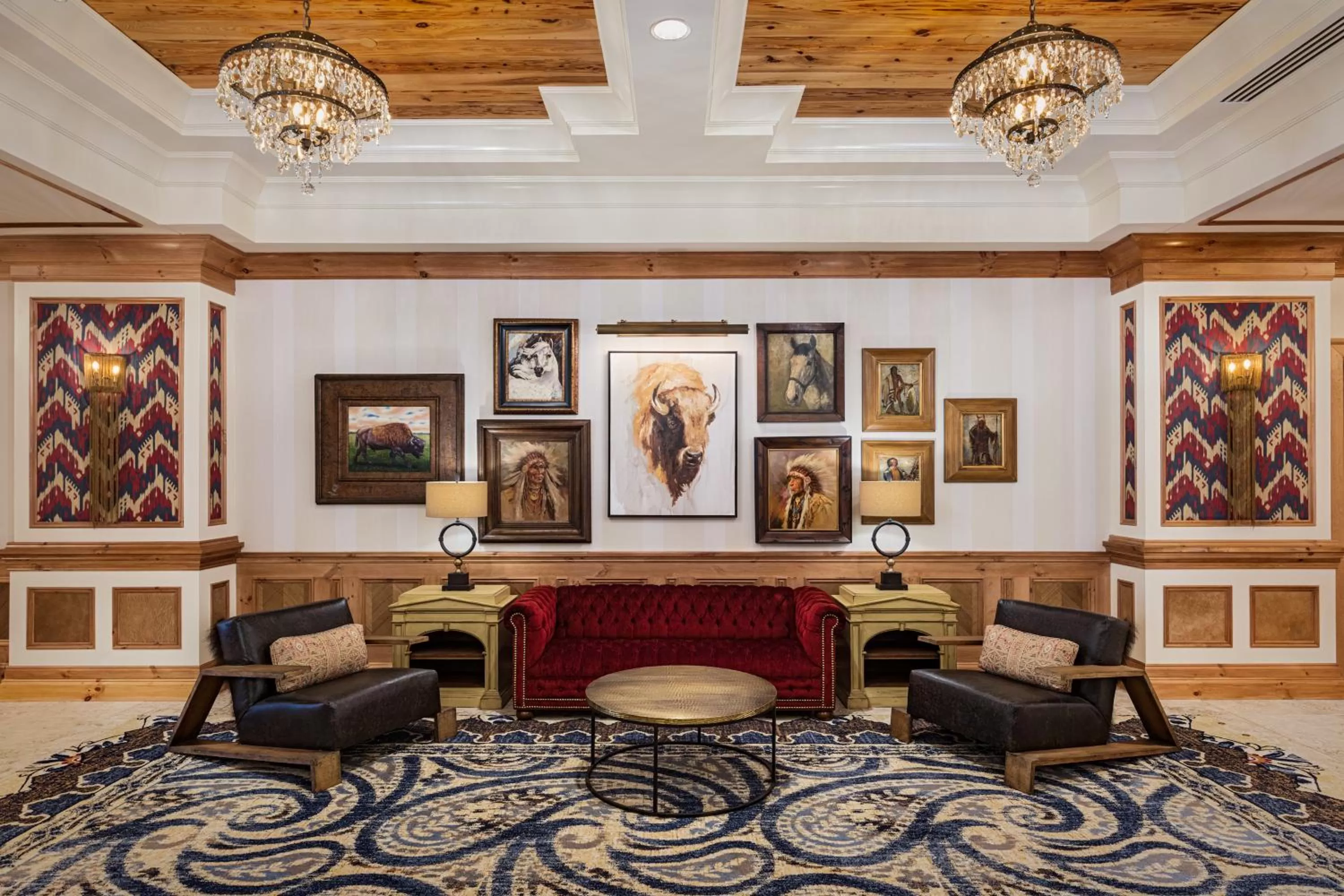 Seating area in The Brownwood Hotel & Spa