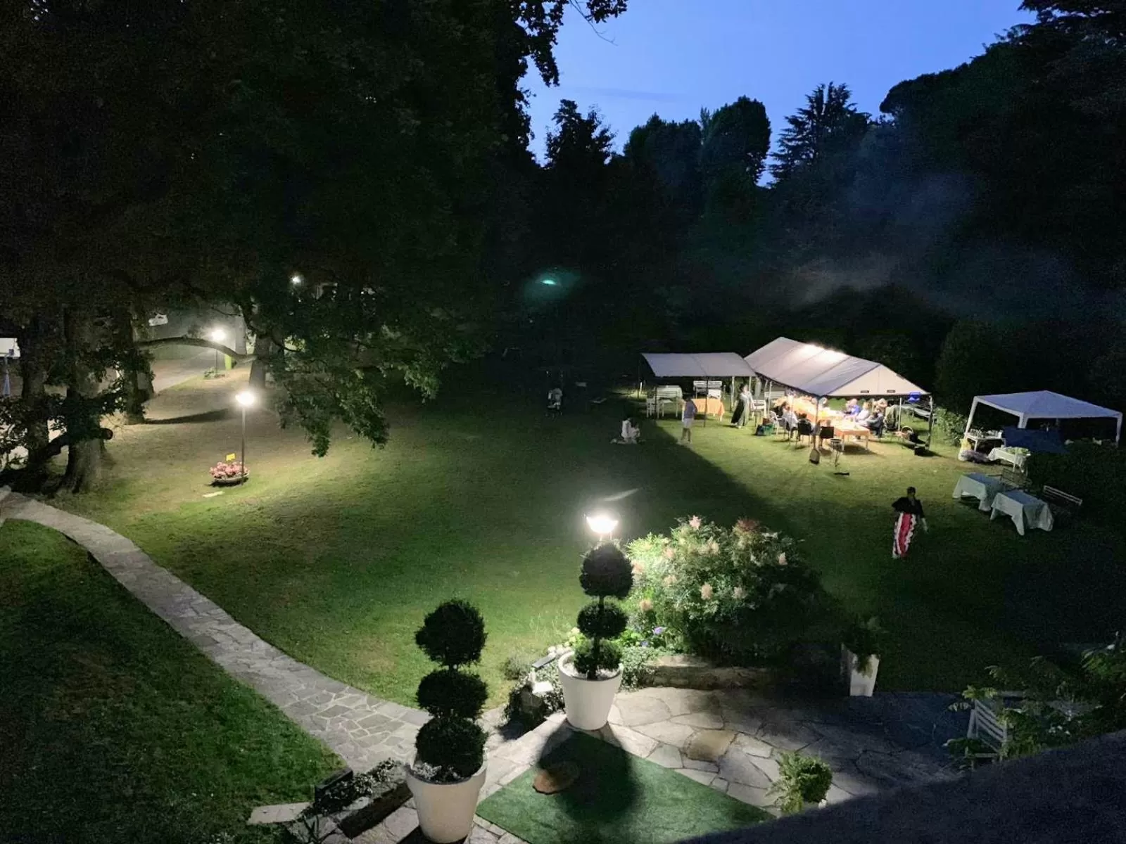 Garden in "La Selvetta" bed and breakfast