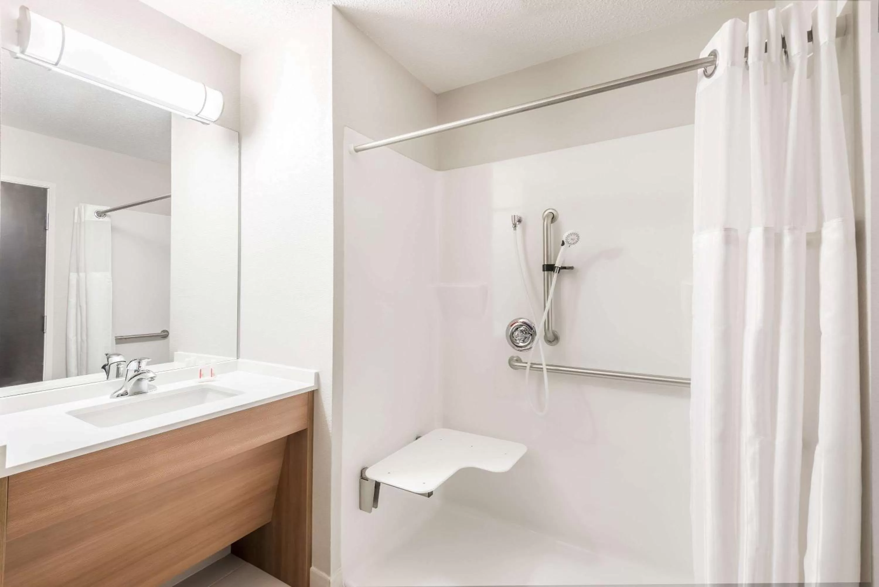 Bathroom in Microtel Inn & Suites by Wyndham Beaver Falls