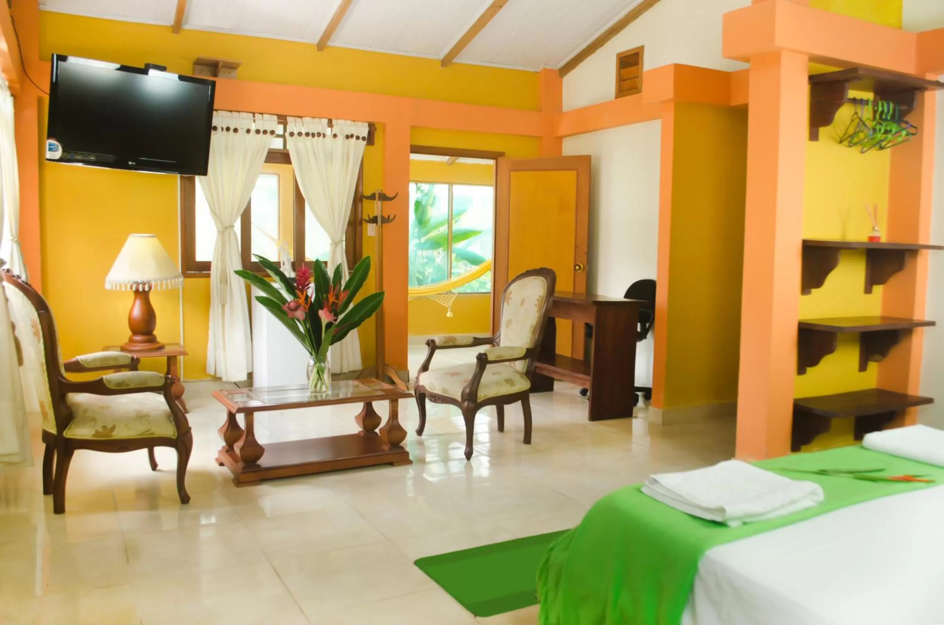 Living room in Cabañas Yakuruna