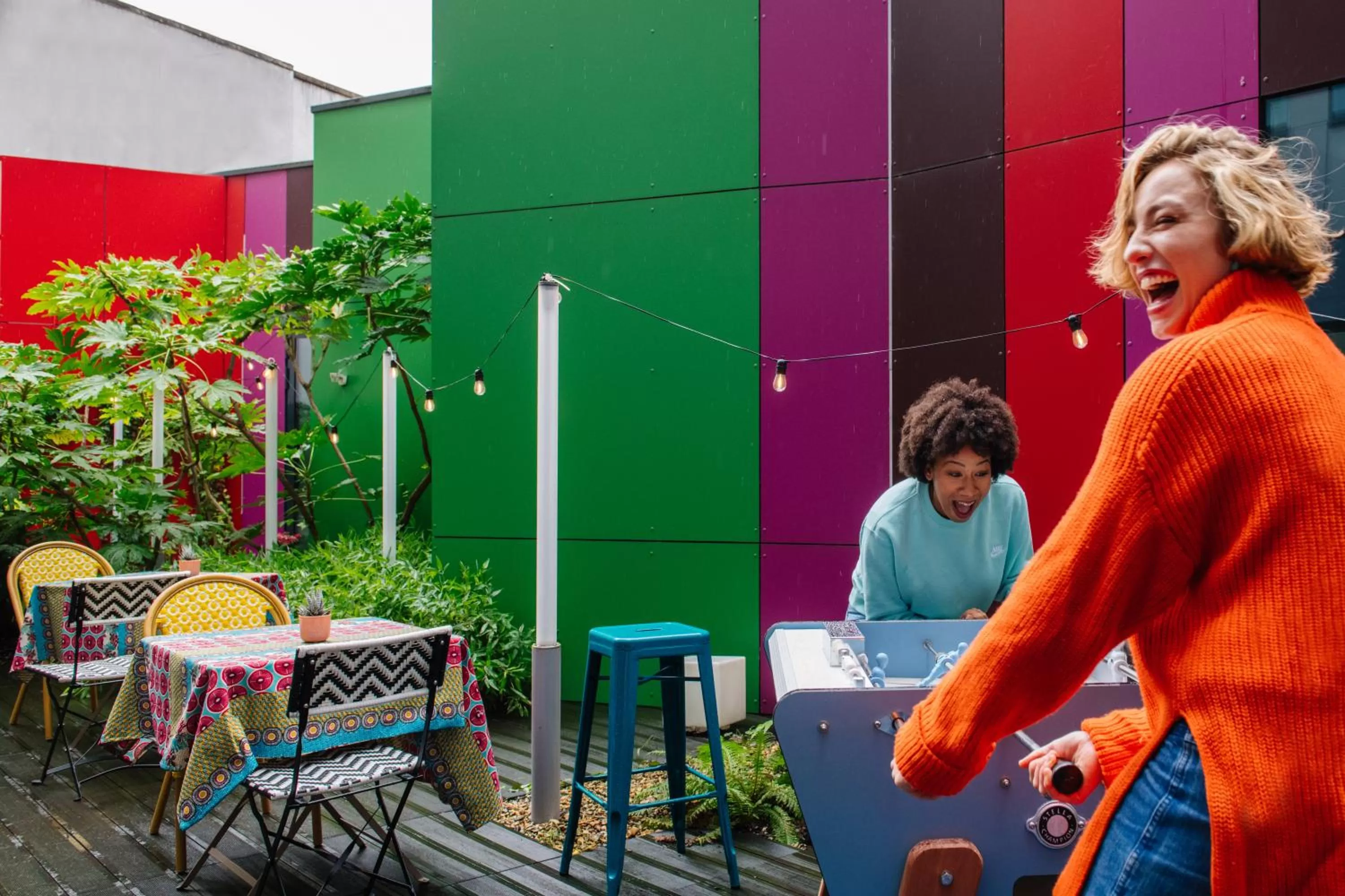 Patio in Aparthotel Adagio Access Paris Reuilly