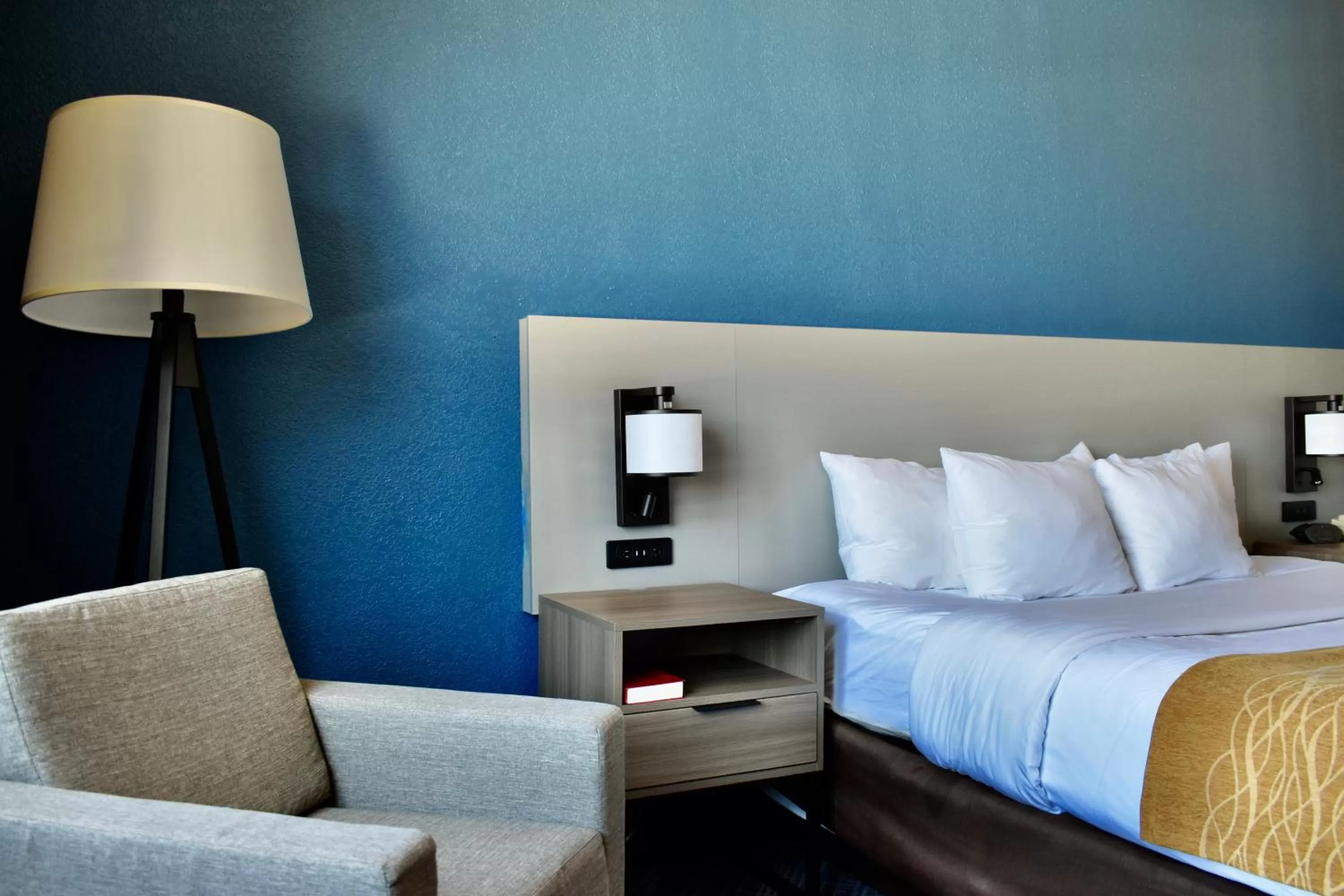 Seating area, Bed in Comfort Inn & Suites Cartersville - Emerson Lake Point