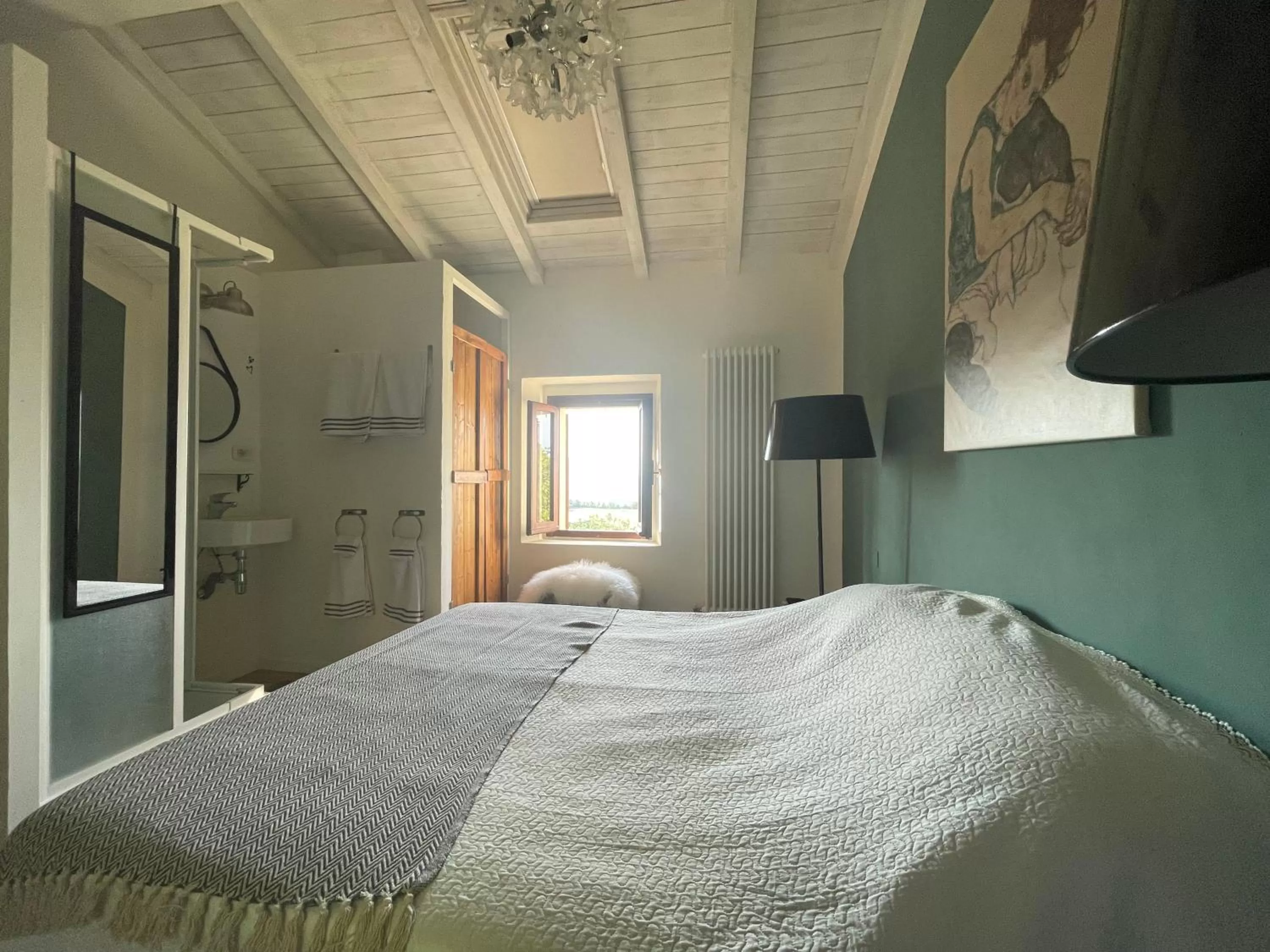 Bedroom, Bed in Villa Doubledot