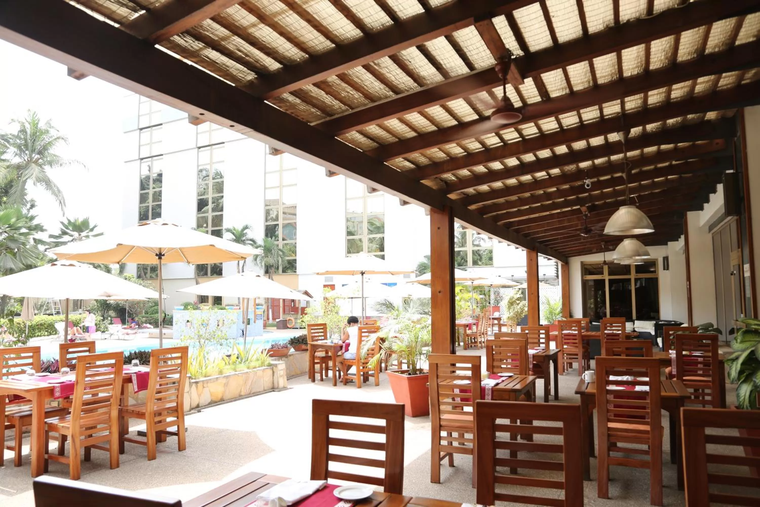 Restaurant/places to eat in Accra City Hotel