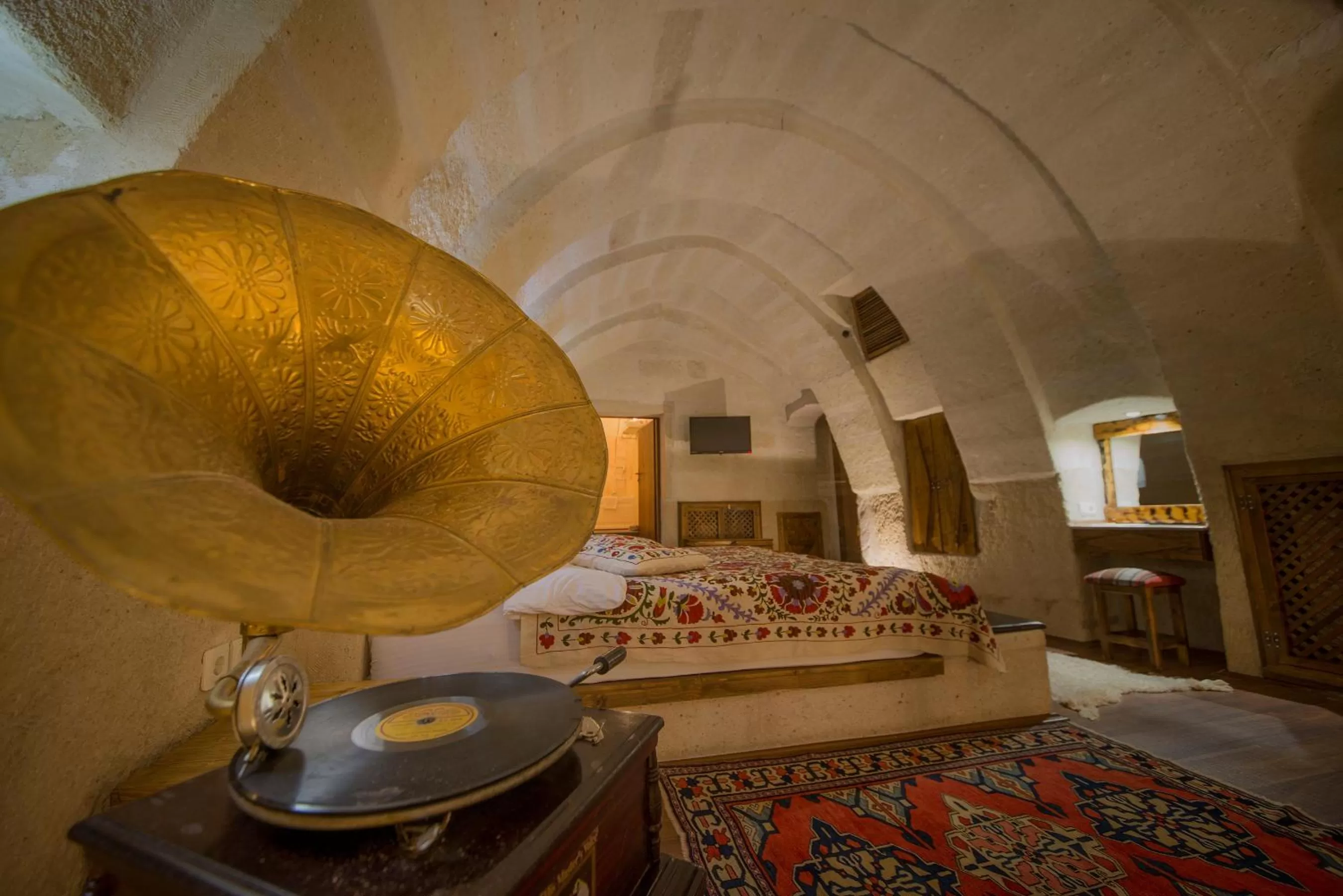 Decorative detail, Bed in In Stone House
