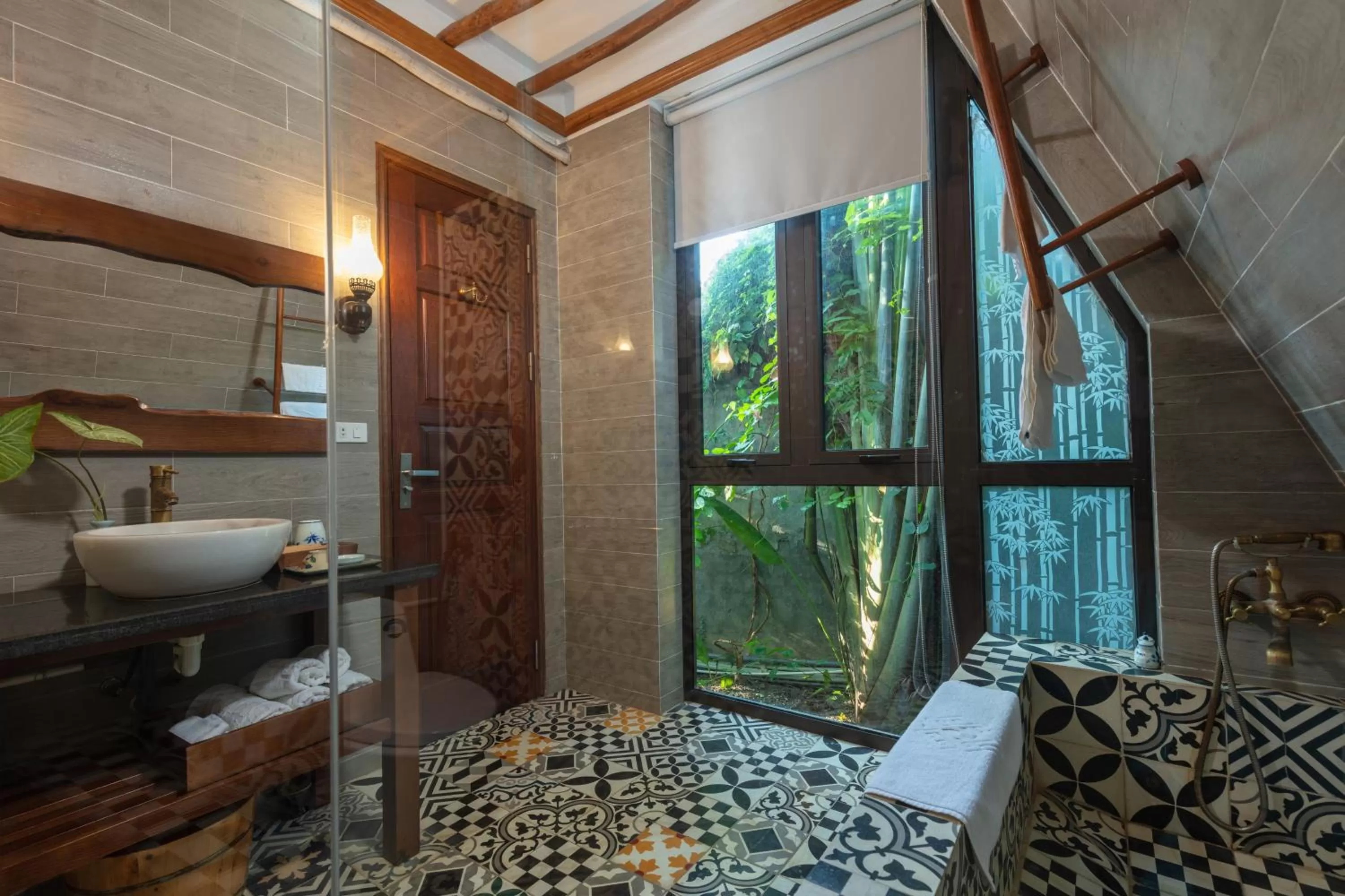 Bathroom in Bai Dinh Garden Resort & Spa