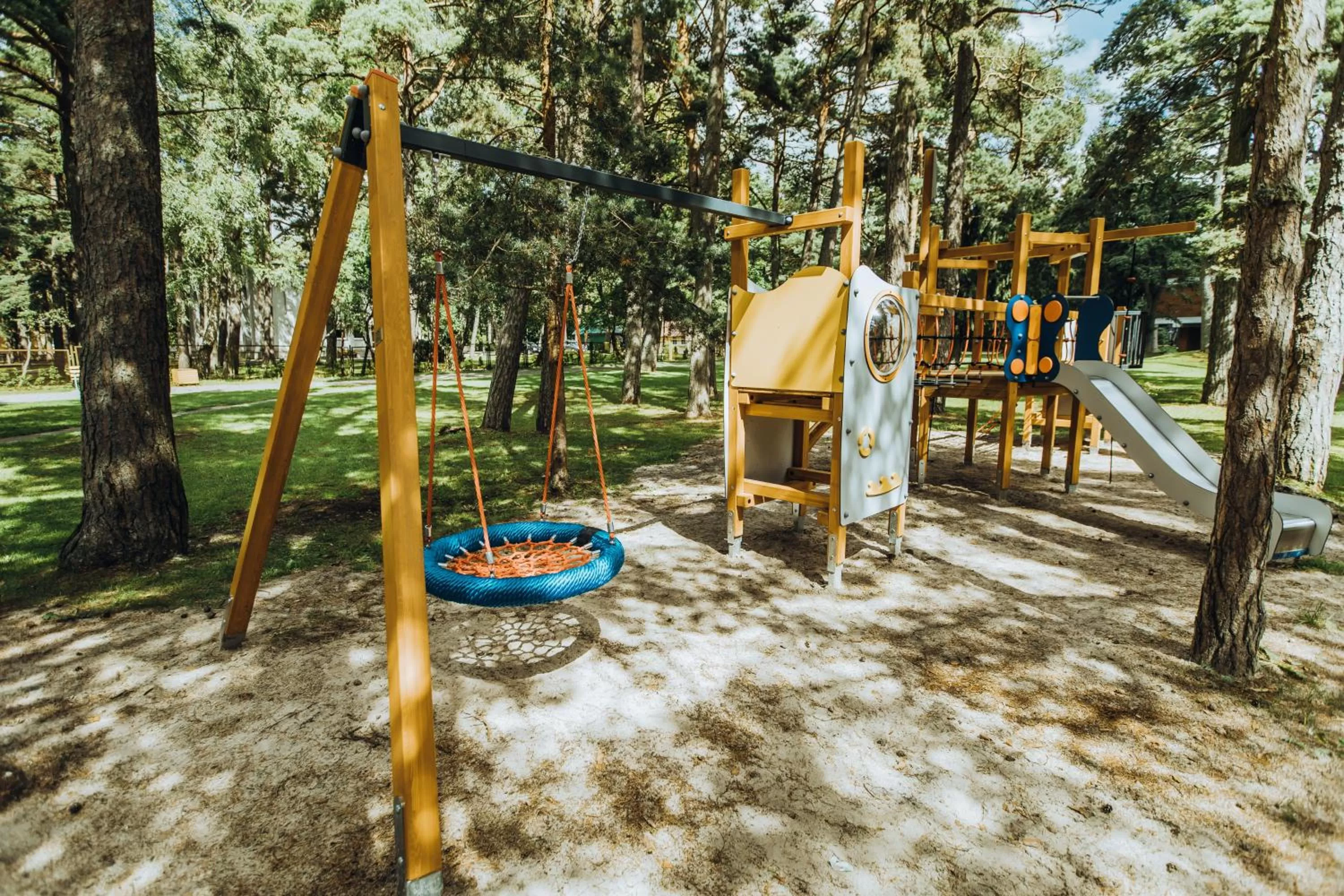 Children play ground in Žilvinas Hotel