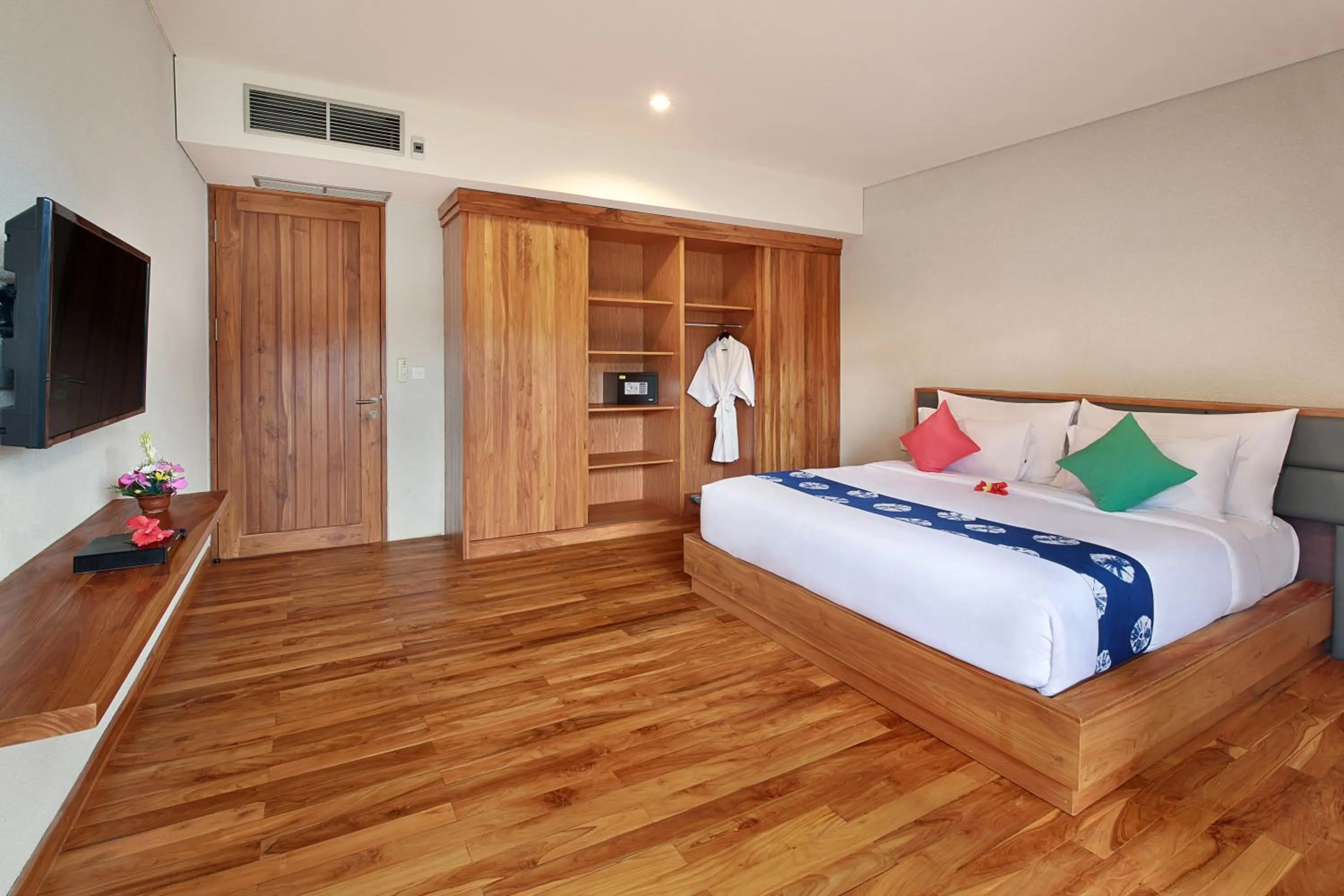 Bedroom, Bed in Sativa Villas Ubud with Private Pool