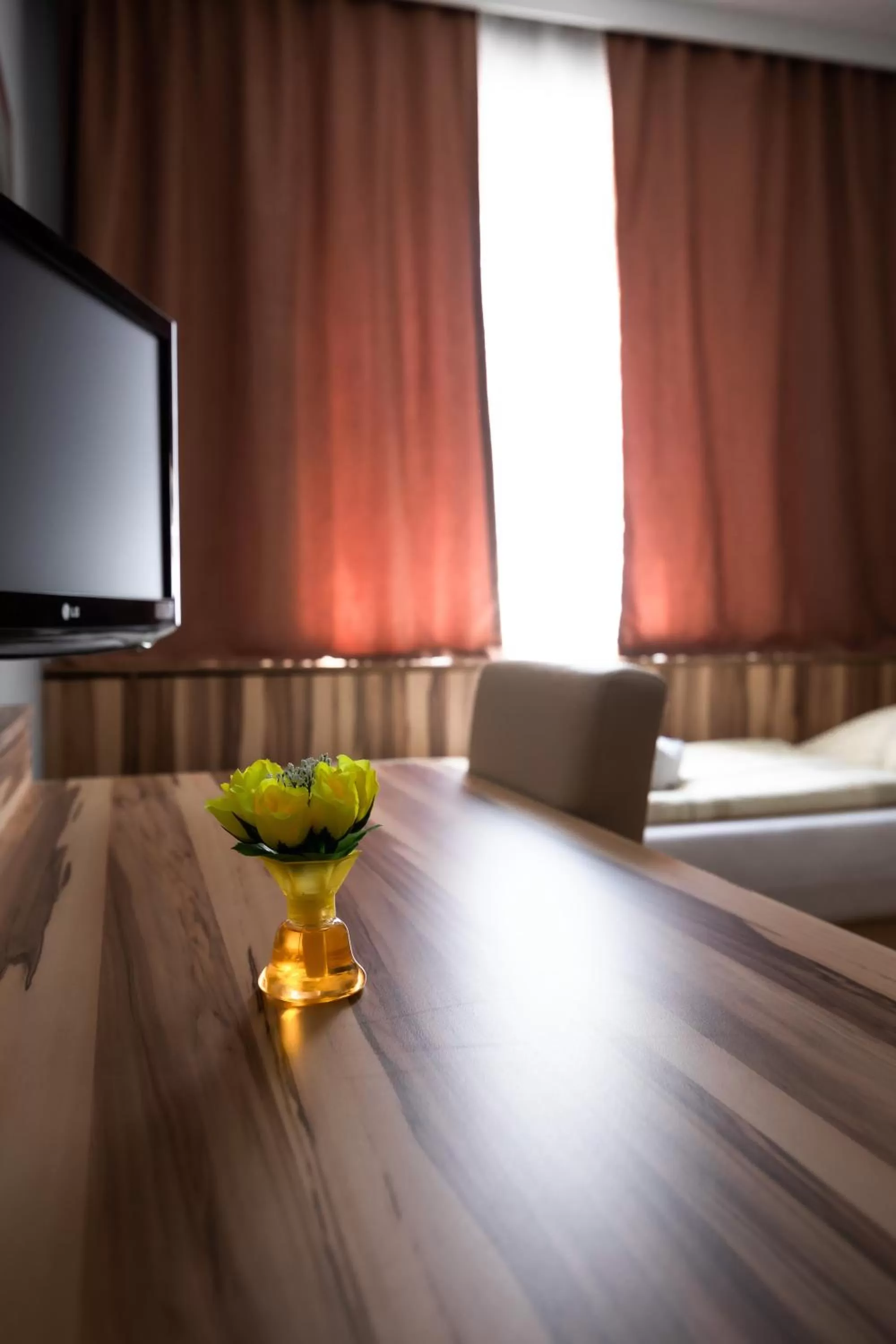 TV/Entertainment Center in Hotel Am Limes