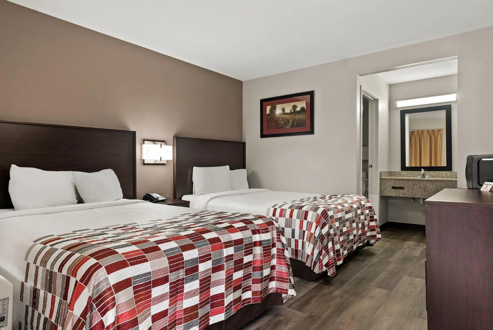 Suite with Two Double Beds Non-Smoking in Red Roof Inn Spartanburg - I-85