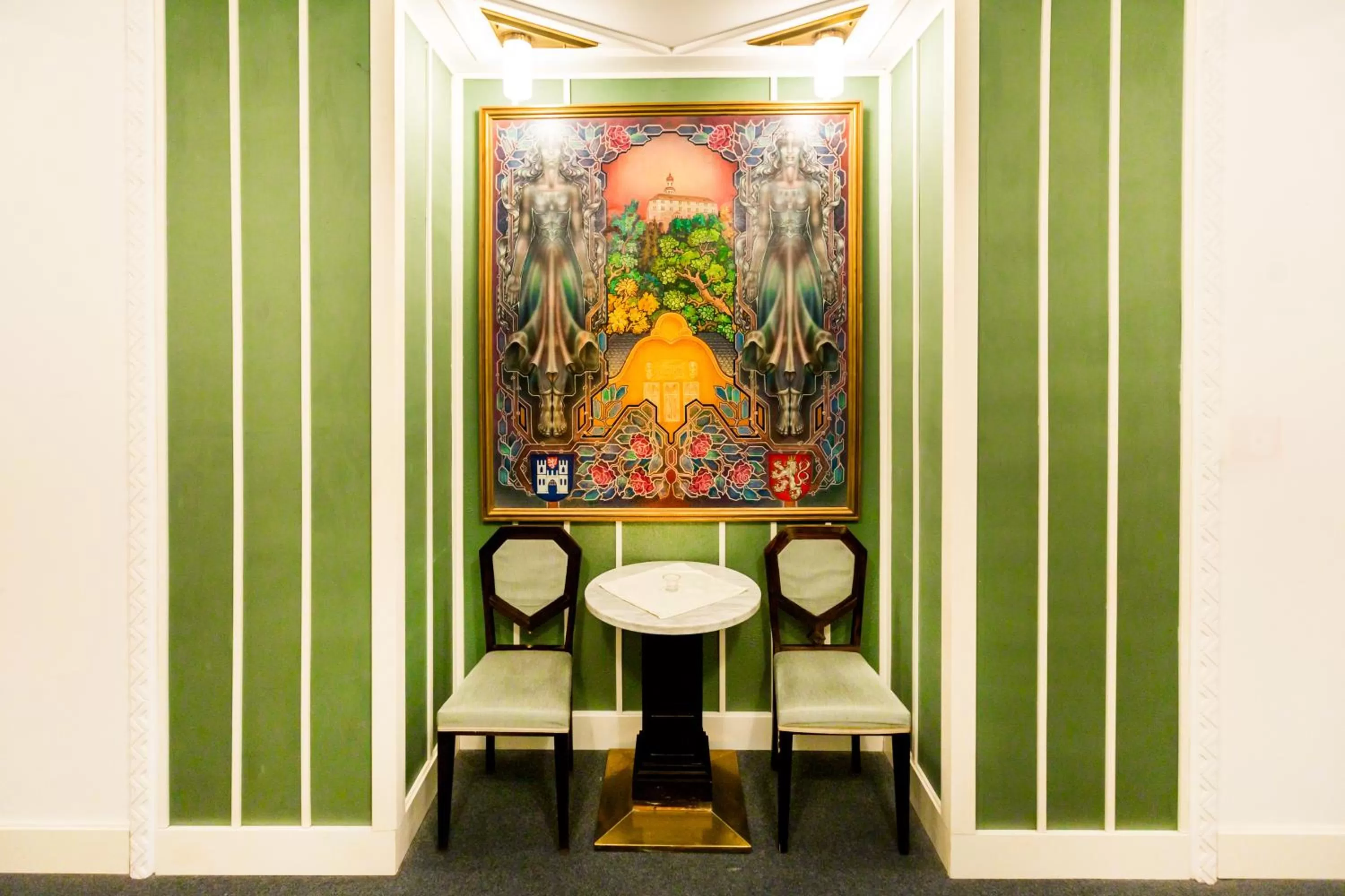 Decorative detail in Hotel U Beránka Náchod