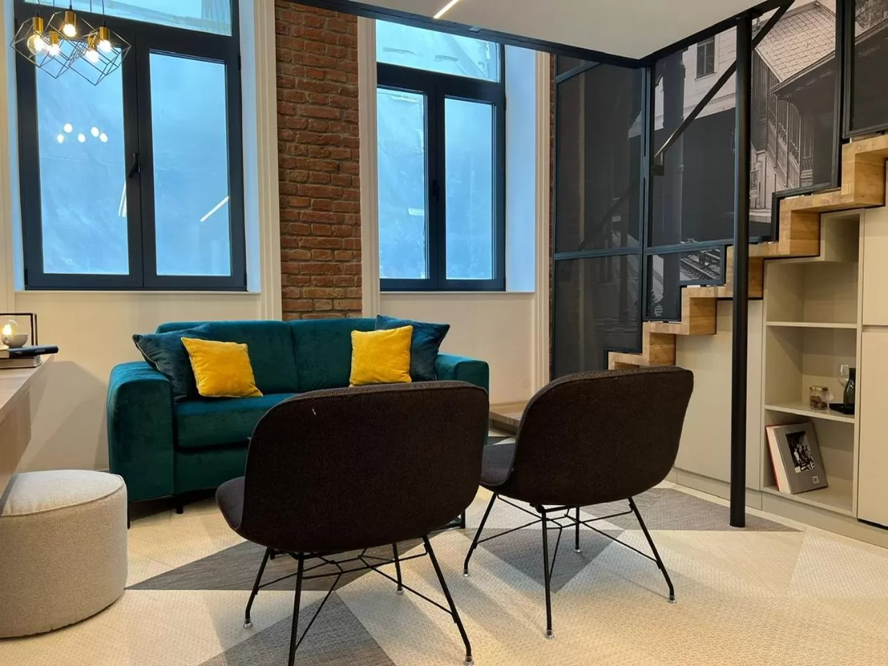 Living room in Fesh Lofts