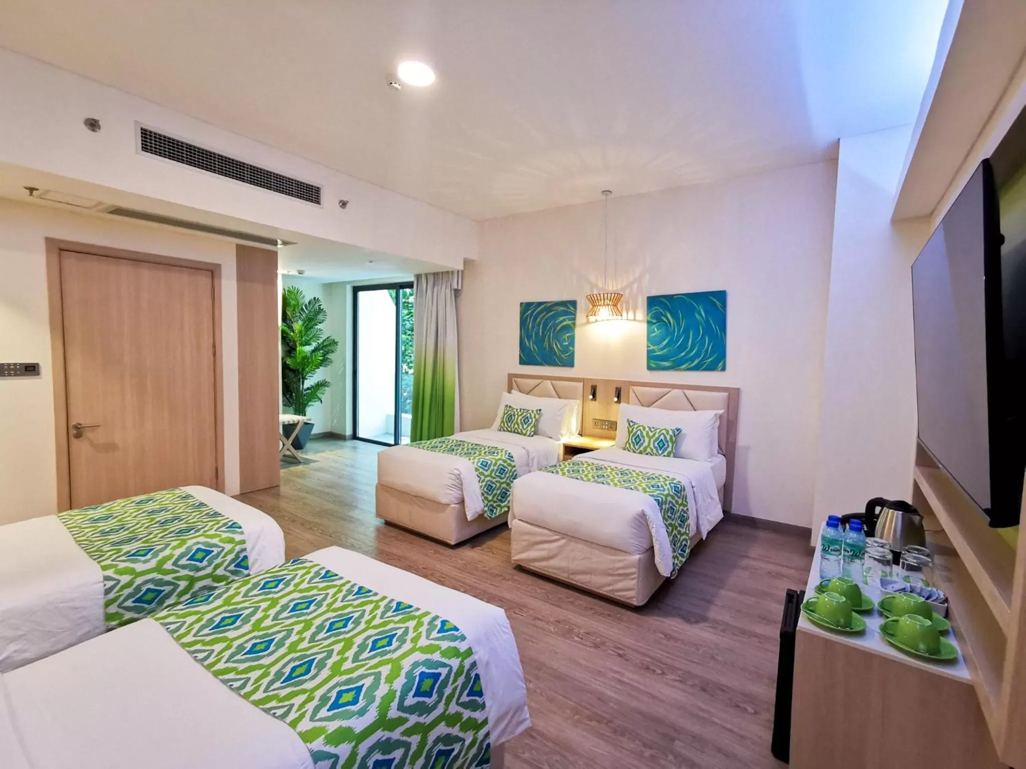 Bed in Lime Resort El Nido