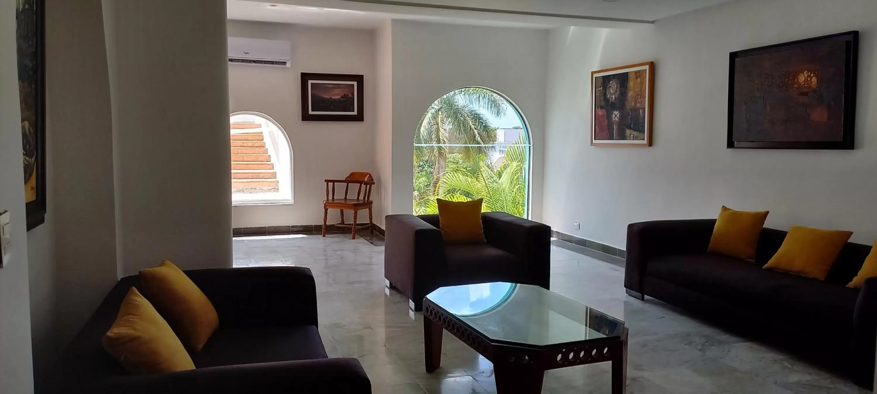 Living room in Hotel y Museo Casa Turquesa