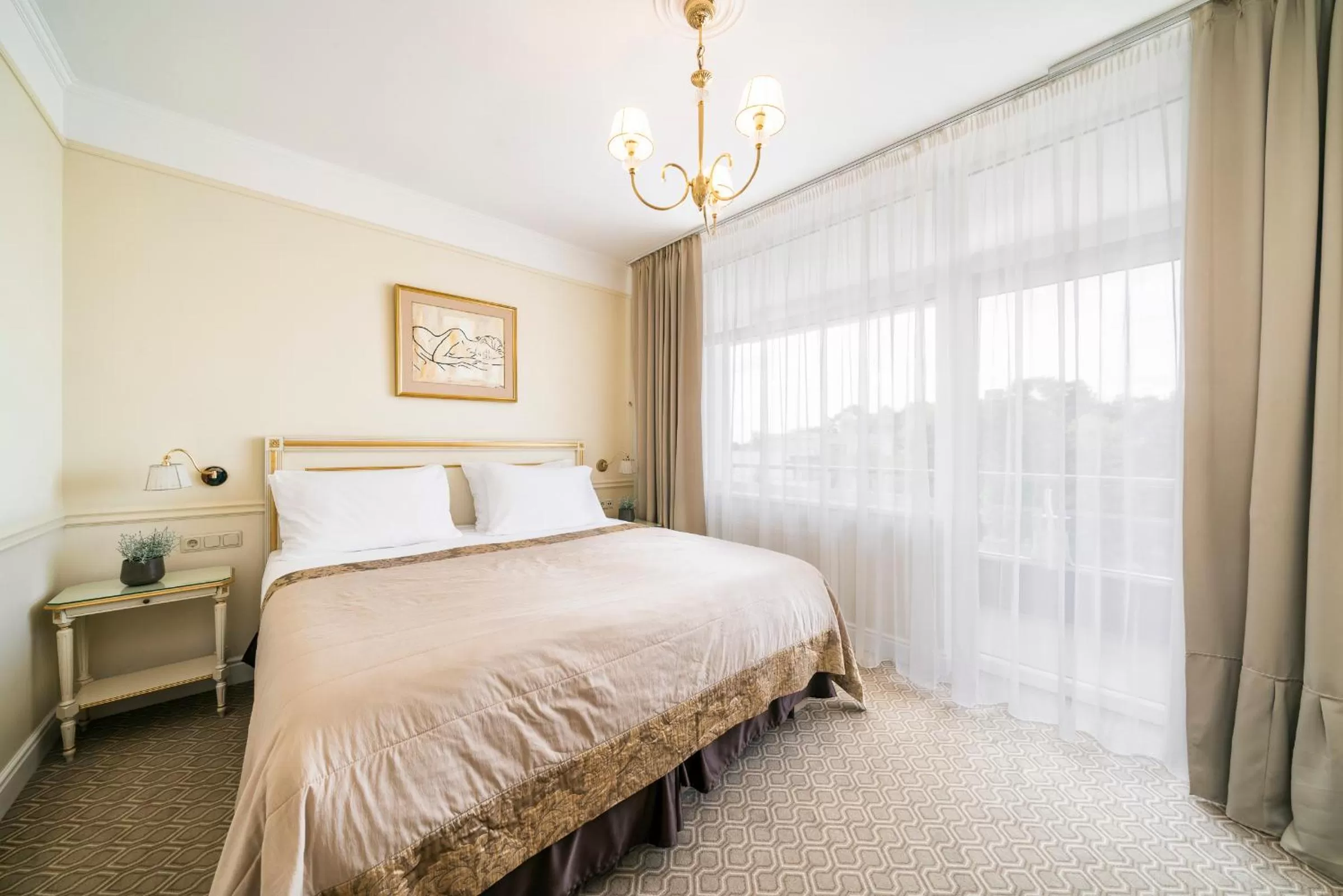 Bed in Baltic Beach Hotel & SPA