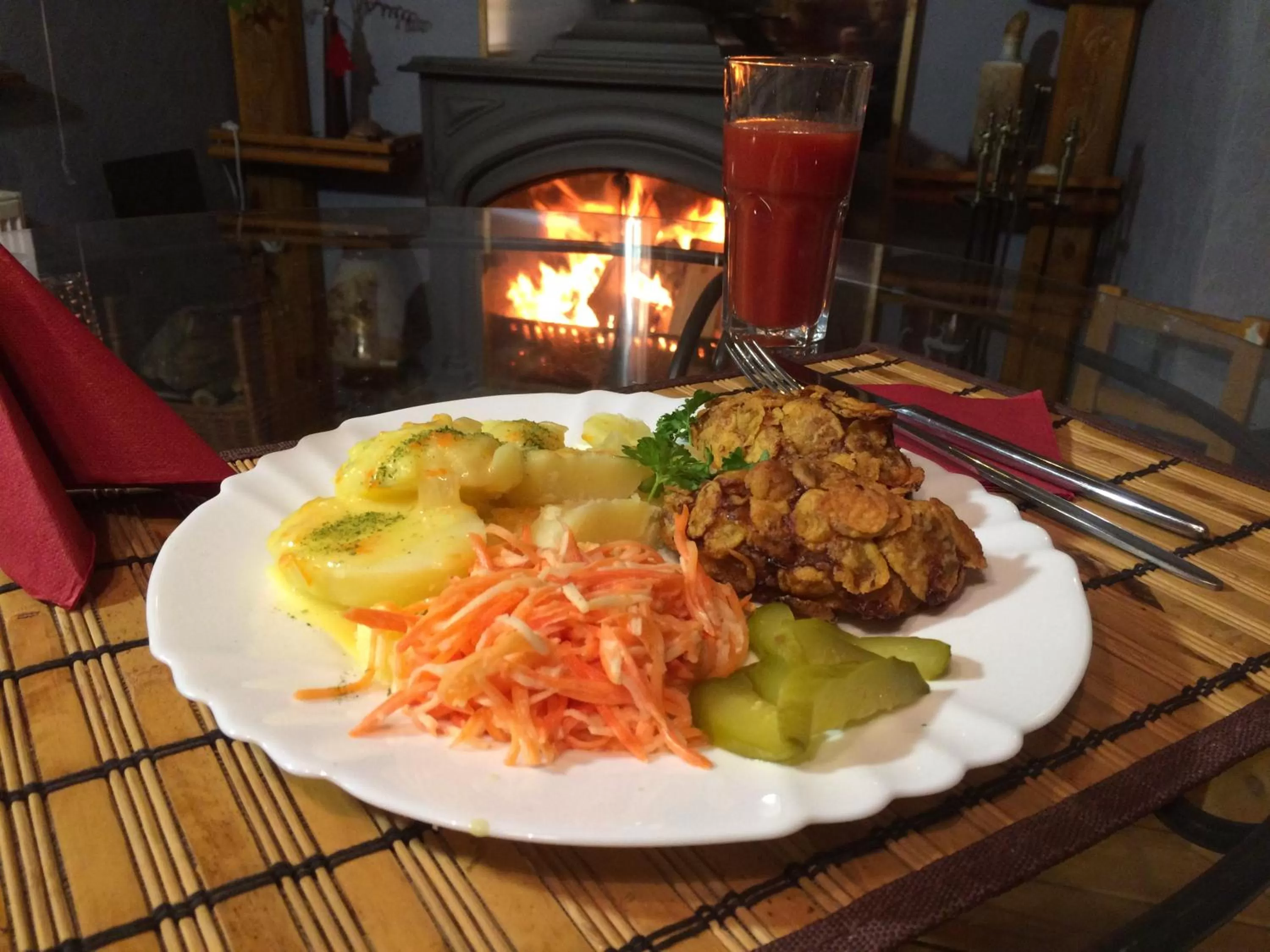 Food close-up in Sunset Hotel